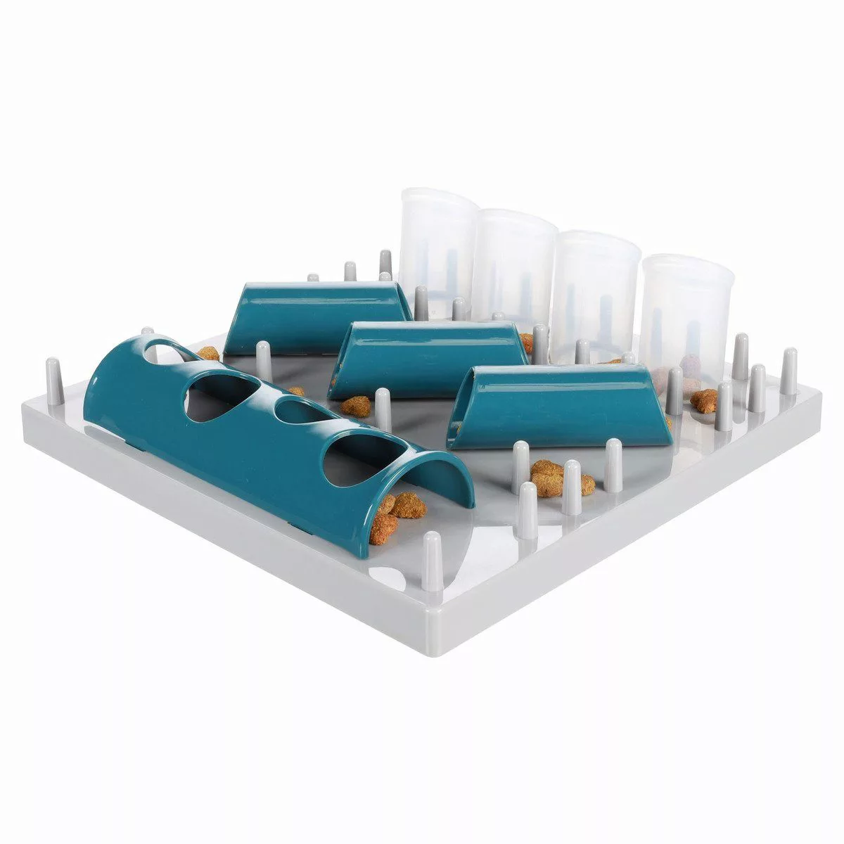 Flamingo Tier-Intelligenzspielzeug Katzenspielzeug Fumbo grau günstig online kaufen