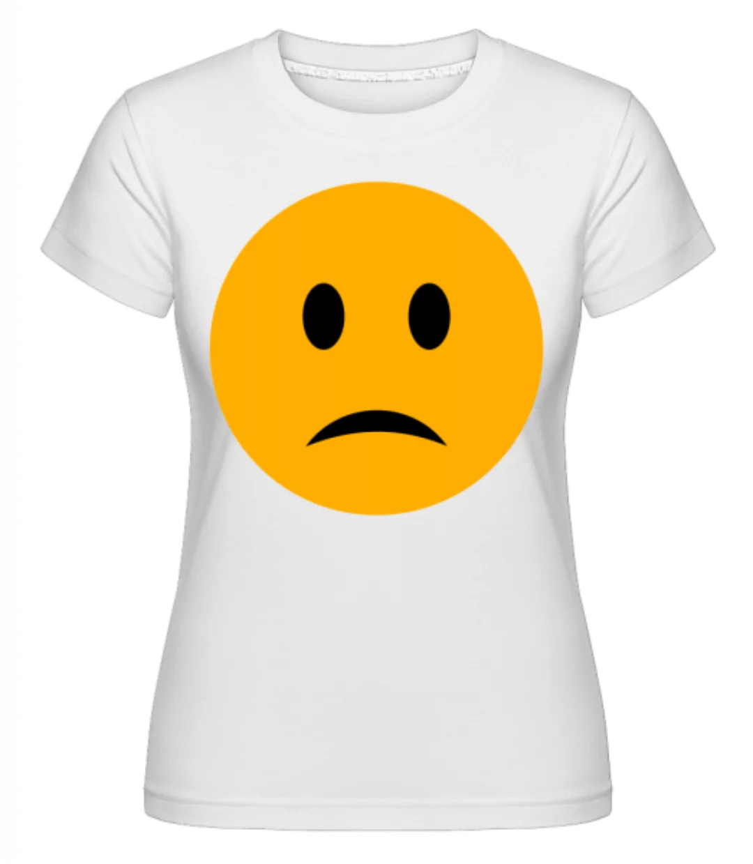 Sad Smiley · Shirtinator Frauen T-Shirt günstig online kaufen