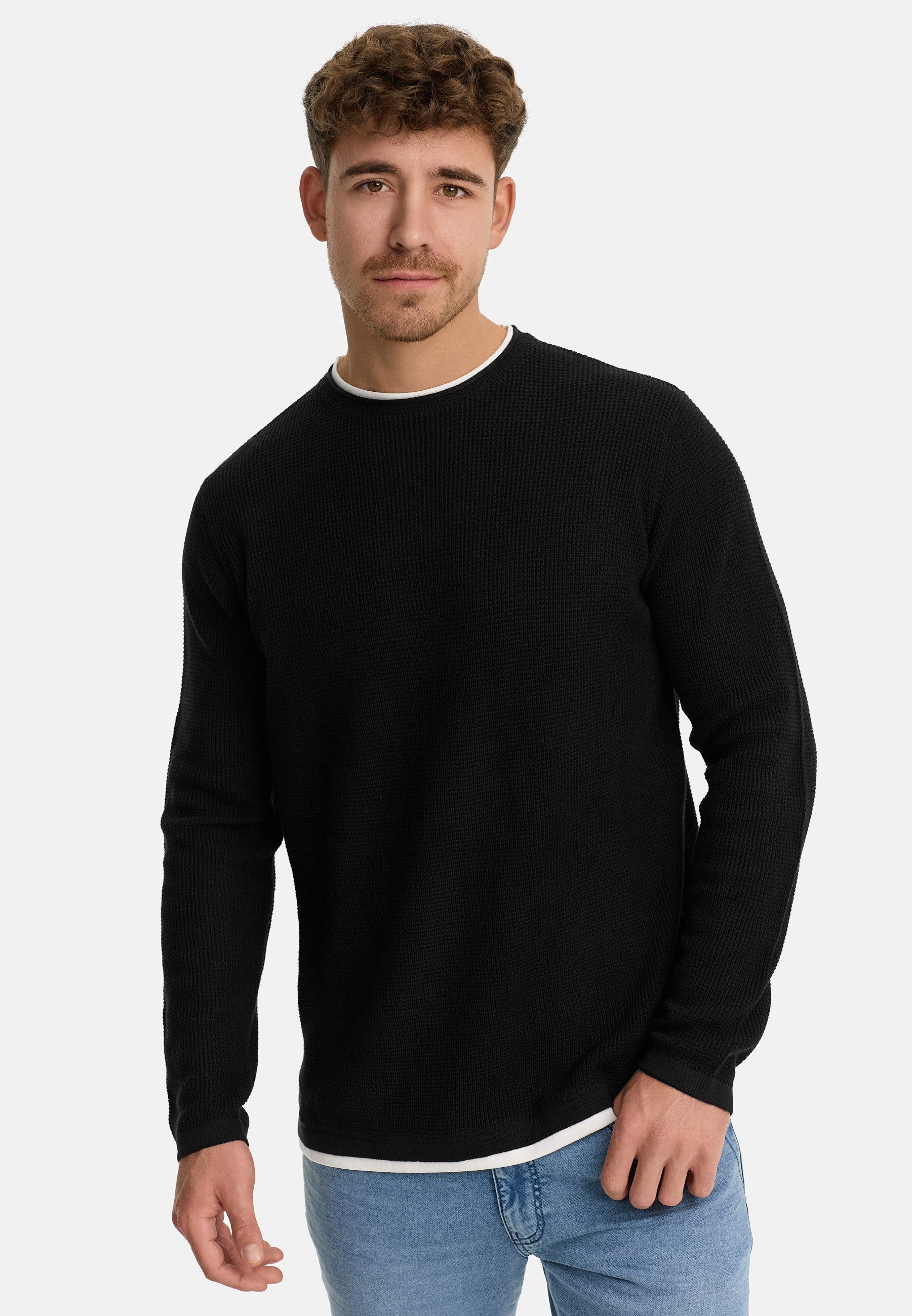 Indicode Strickpullover INVillads Strickpullover in moderner günstig online kaufen