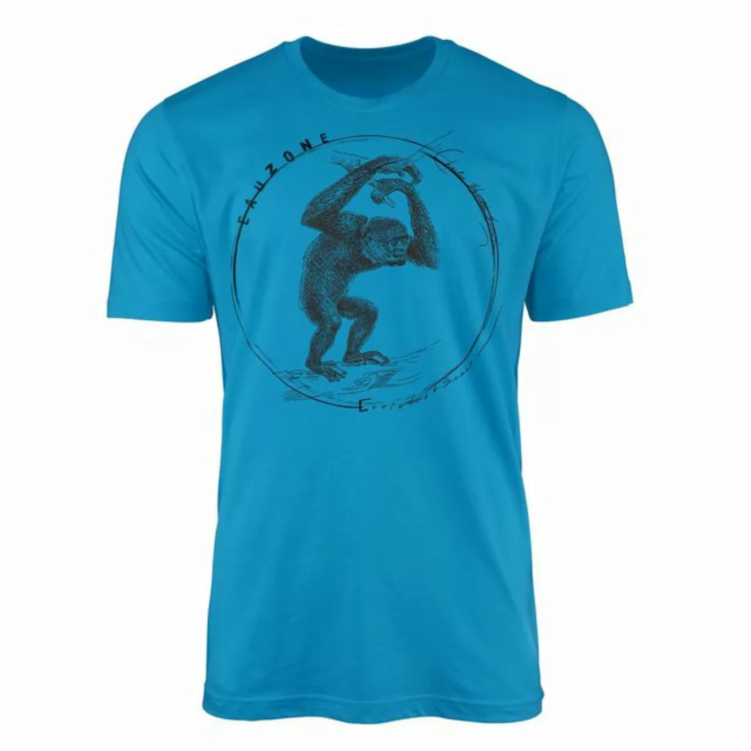 Sinus Art T-Shirt Evolution Herren T-Shirt Siamang günstig online kaufen