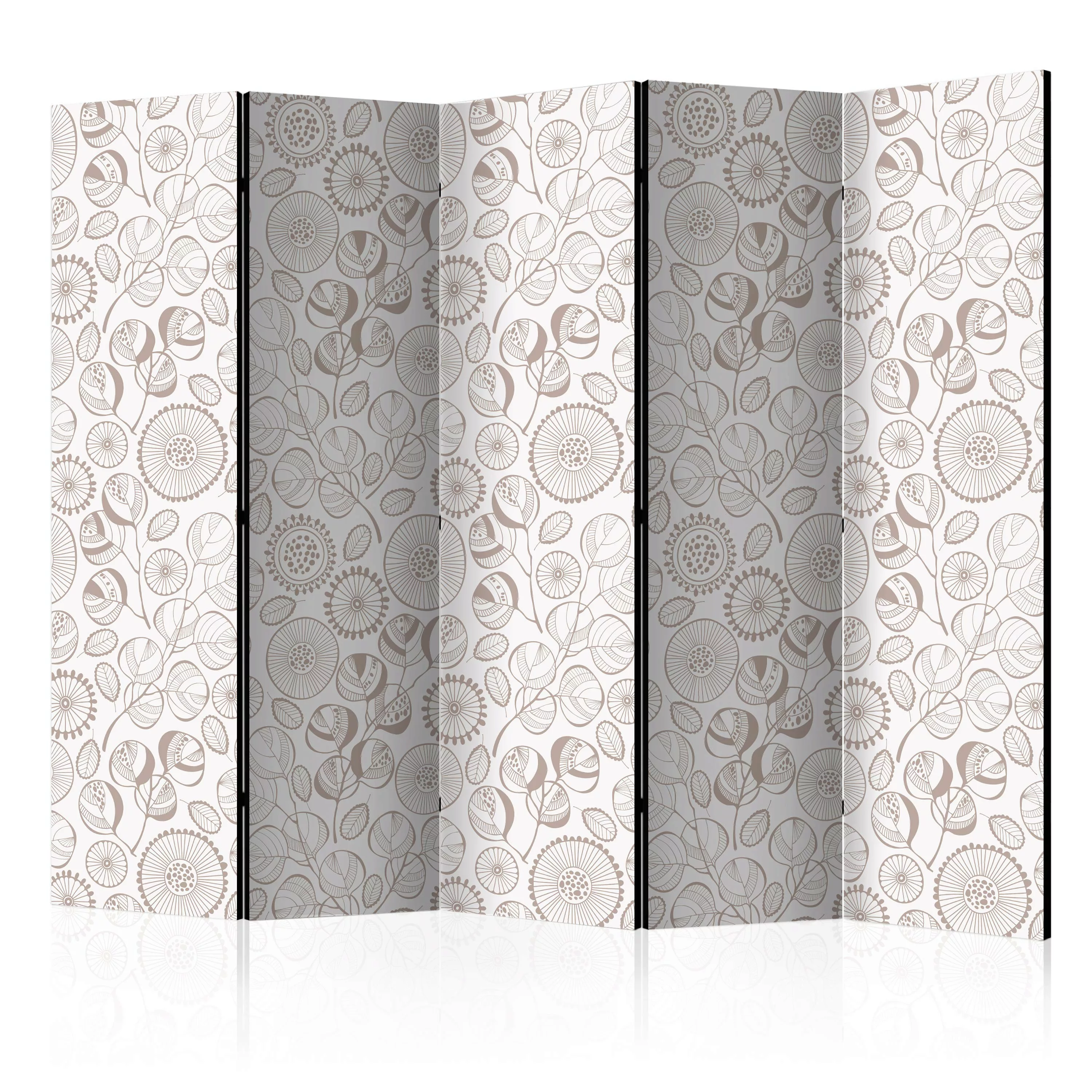 5-teiliges Paravent - Abstract Branches Ii [room Dividers] günstig online kaufen