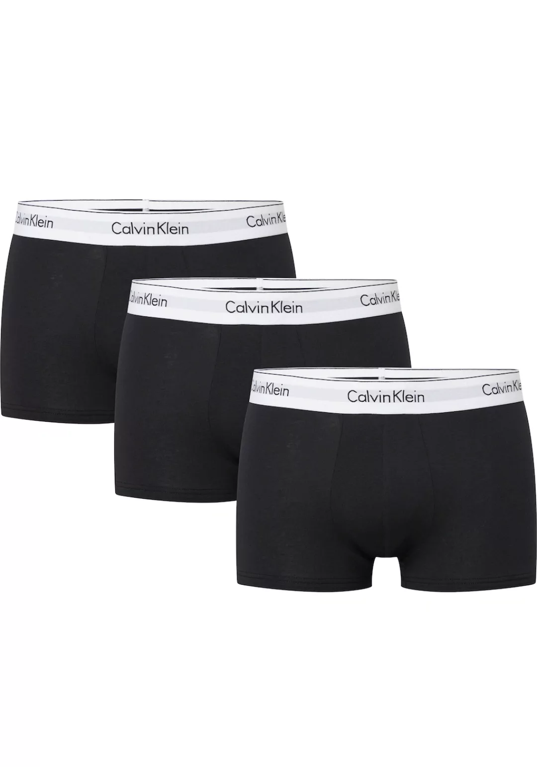 Calvin Klein 3-er Set Trunks Schwarz günstig online kaufen