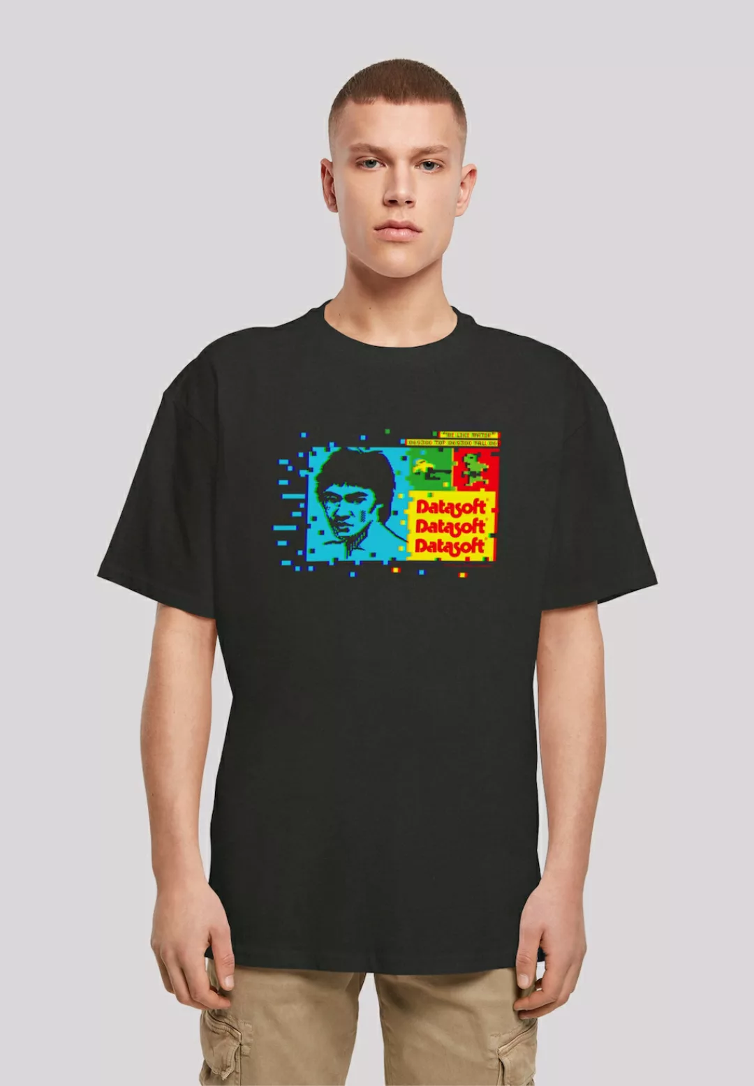 F4NT4STIC T-Shirt "Bruce Lee Be Like Water Retro Gaming SEVENSQUARED", Prin günstig online kaufen