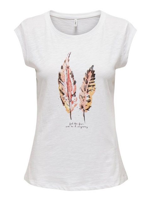 ONLY Kurzarmshirt FEEL/FEATHERS TOP BOX CS JRS günstig online kaufen