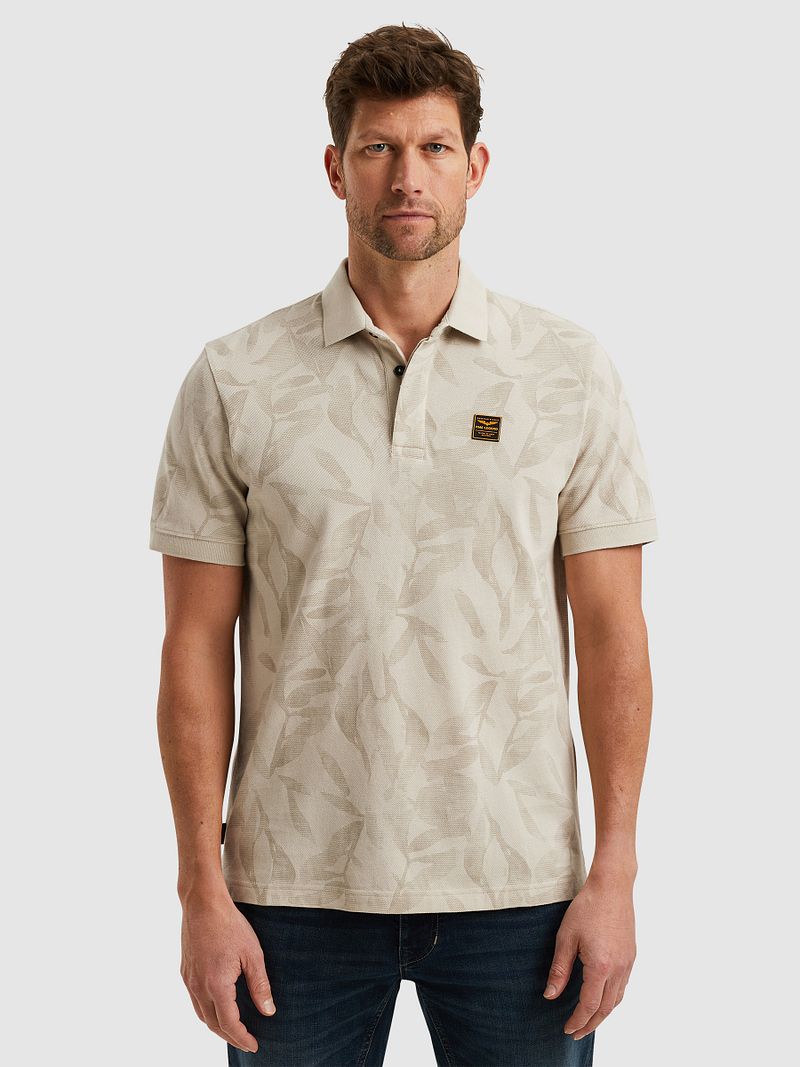 PME LEGEND Poloshirt "Short sleeve polo two tone pique printed", mit All-Ov günstig online kaufen