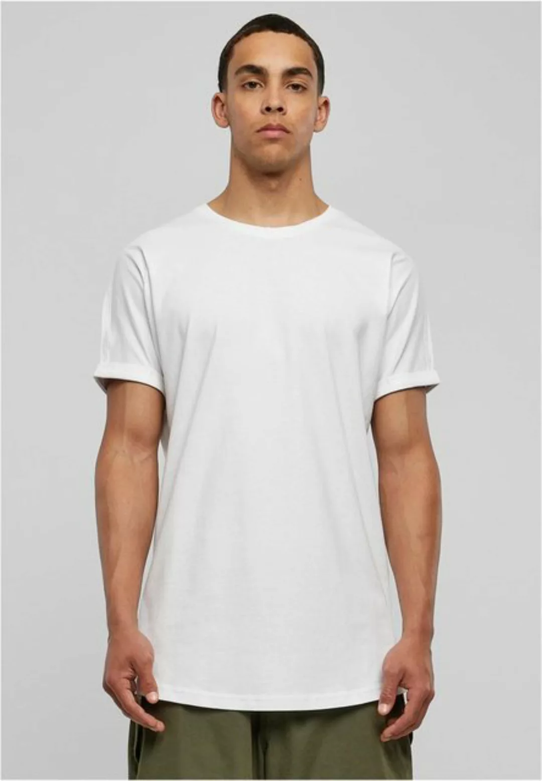 URBAN CLASSICS T-Shirt Long Shaped Turnup Tee günstig online kaufen