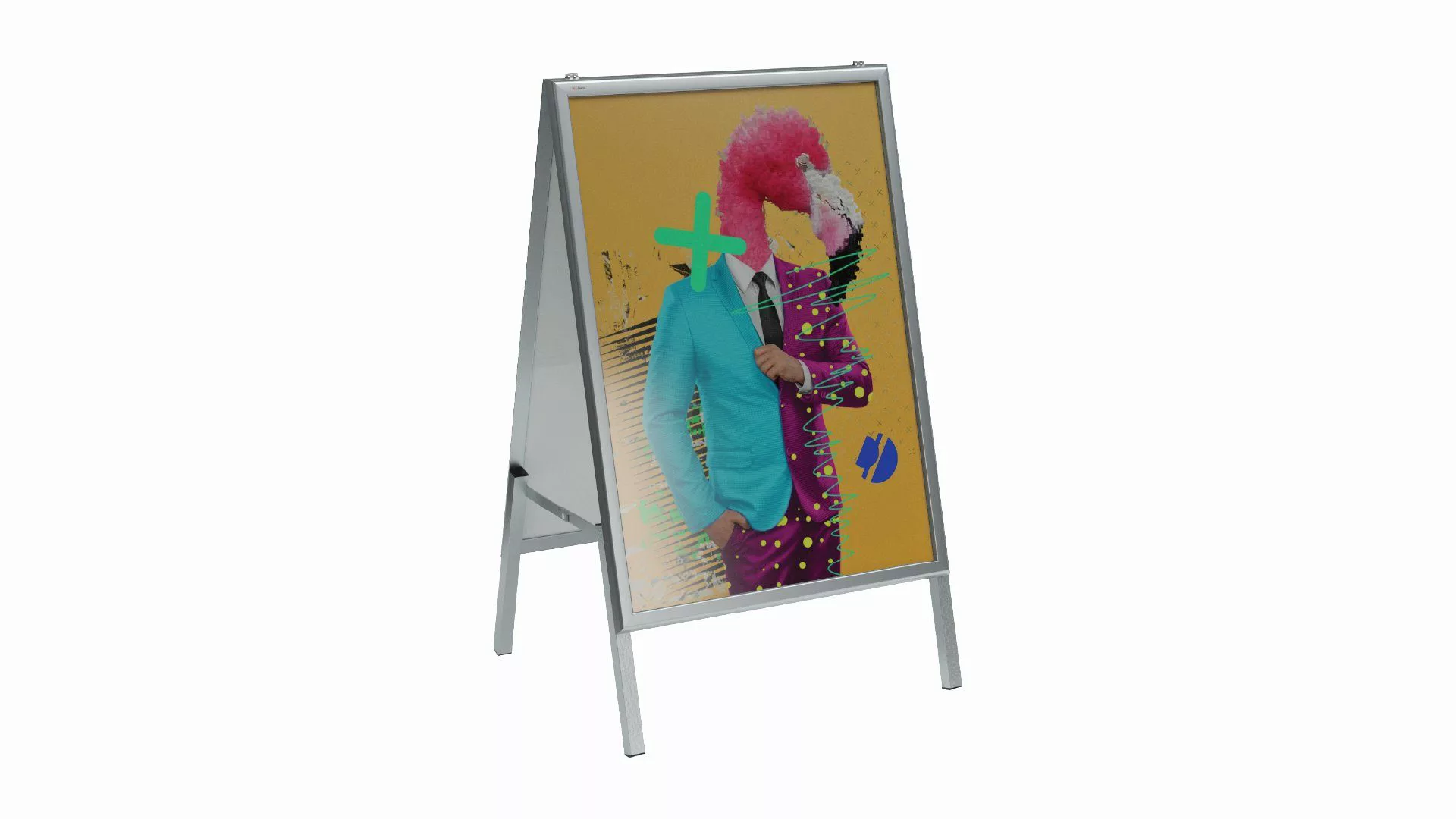 ALLboards Einzelrahmen ALLboards Doppelseitige Werbetafel Kundenstopper günstig online kaufen