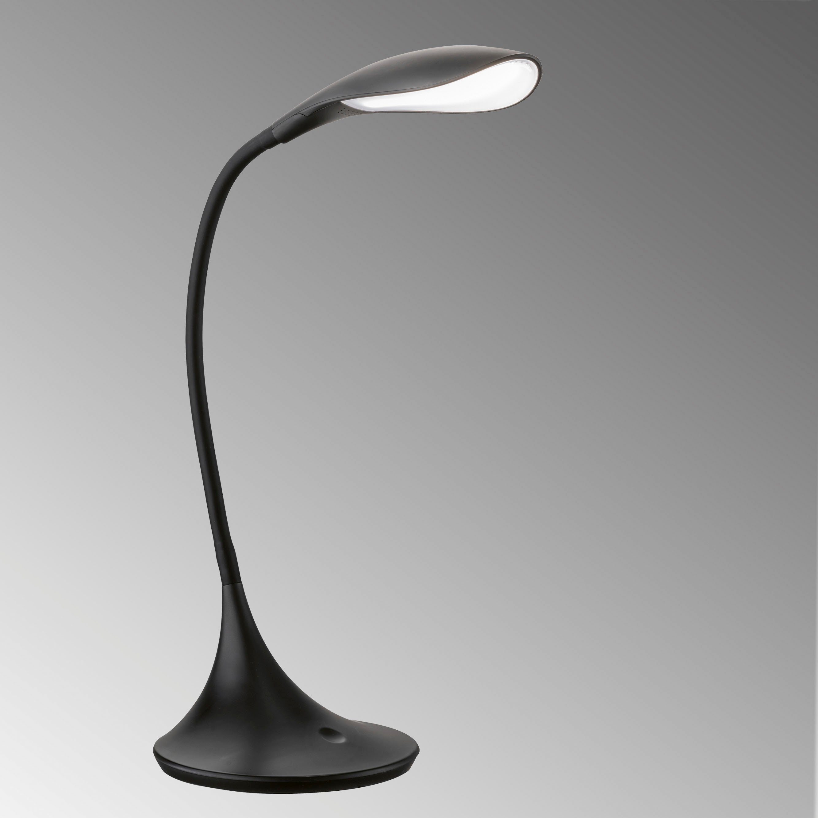 Fischer & Honsel LED Tischleuchte Nil 37,5 cm x 17 cm Schwarz günstig online kaufen