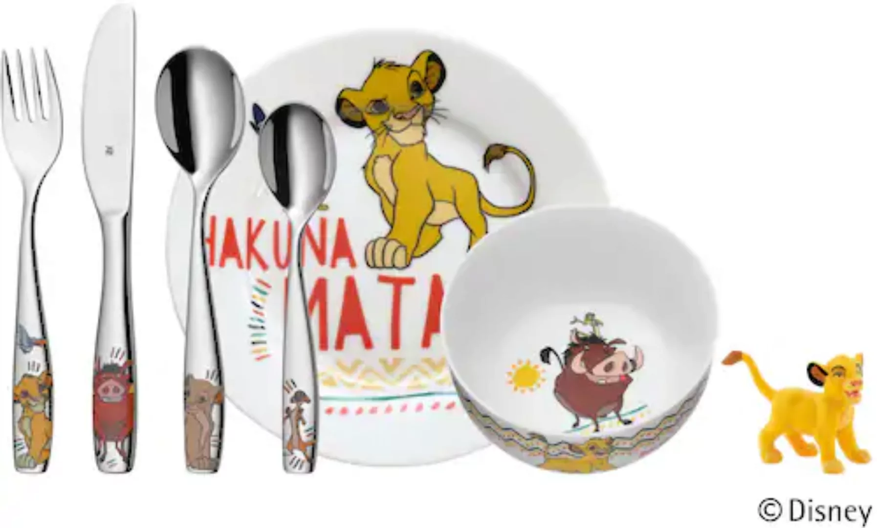 WMF Kindergeschirr-Set »Lion King«, (Set, 6 tlg.), Geschirr mit buntem Kind günstig online kaufen