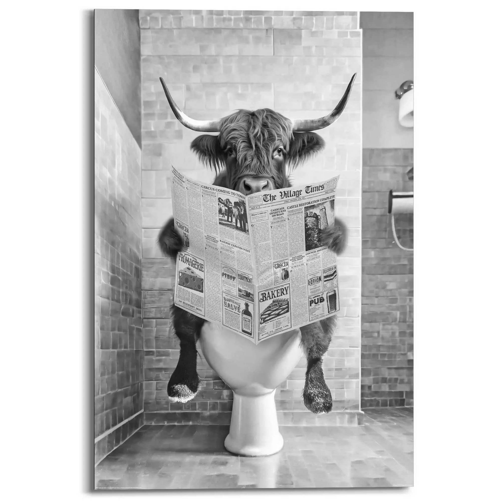 Reinders! Deco-Panel »Highlander Toilet« günstig online kaufen