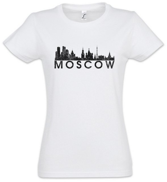 Urban Backwoods Print-Shirt Skyline Moscow Damen T-Shirt Stadt City Moskau günstig online kaufen