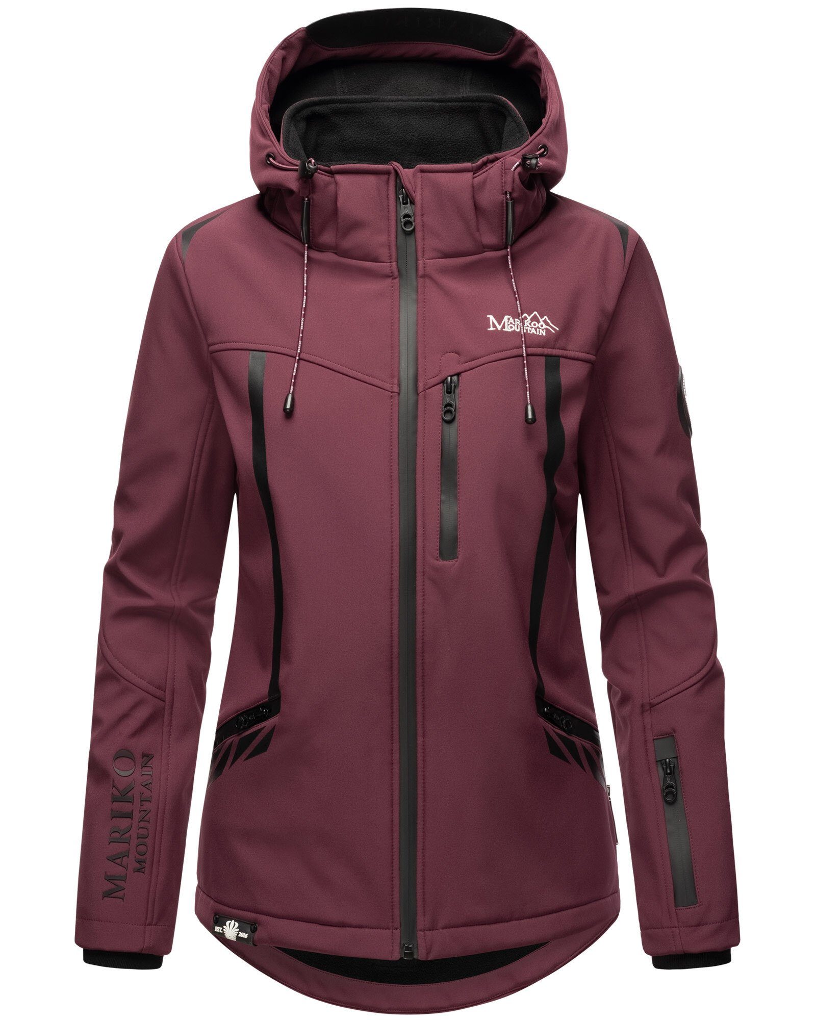 Marikoo Softshelljacke "Mount-Cho-Oyu", mit abnehmbarer Kapuze günstig online kaufen