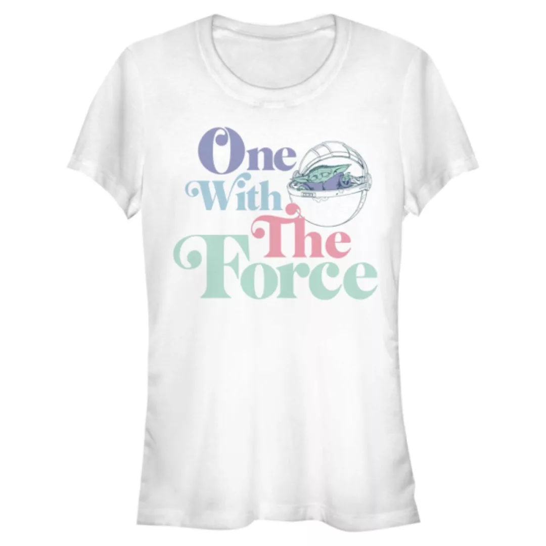 Star Wars - The Mandalorian - Yoda Pastel Force - Frauen T-Shirt günstig online kaufen