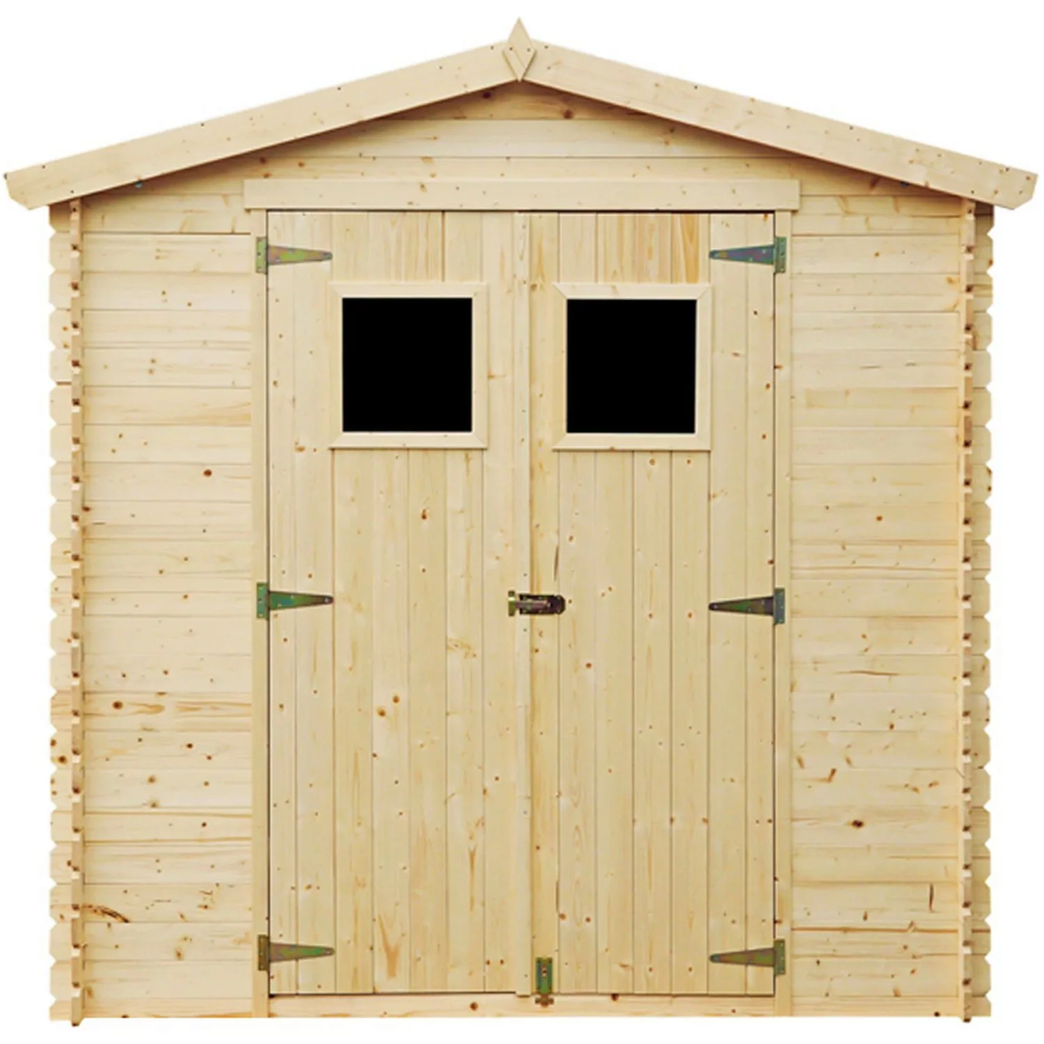 Timbela Gartenhaus Holz M369+M369G 4,33 m² Gartenschuppen mit Boden günstig online kaufen