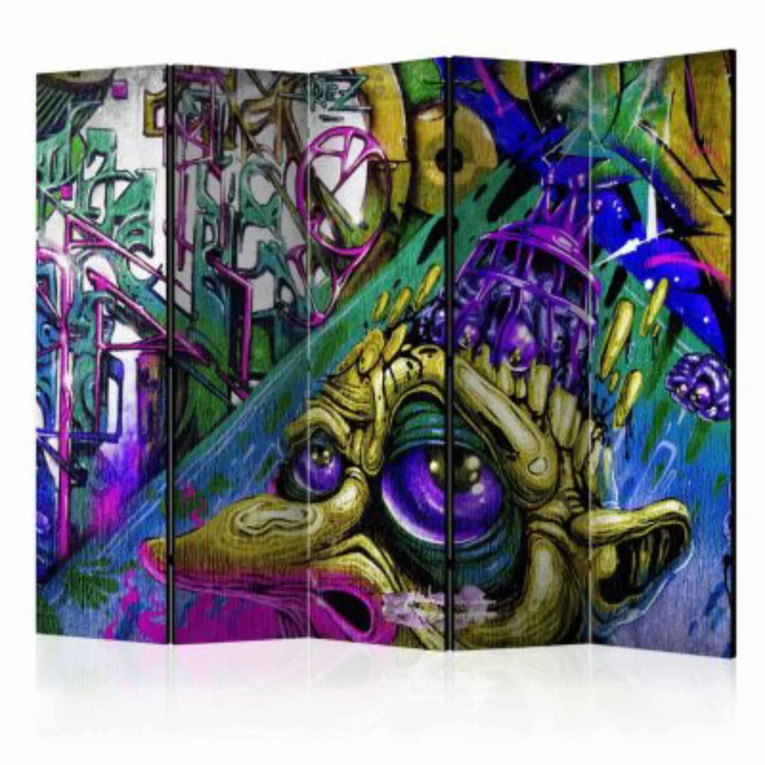 artgeist Paravent Goblin City II [Room Dividers] mehrfarbig Gr. 225 x 172 günstig online kaufen