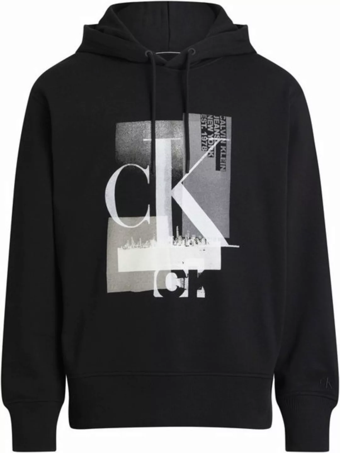 Calvin Klein Jeans Kapuzensweatshirt CONNECTED LAYER LANDSCAPE HOODIE günstig online kaufen