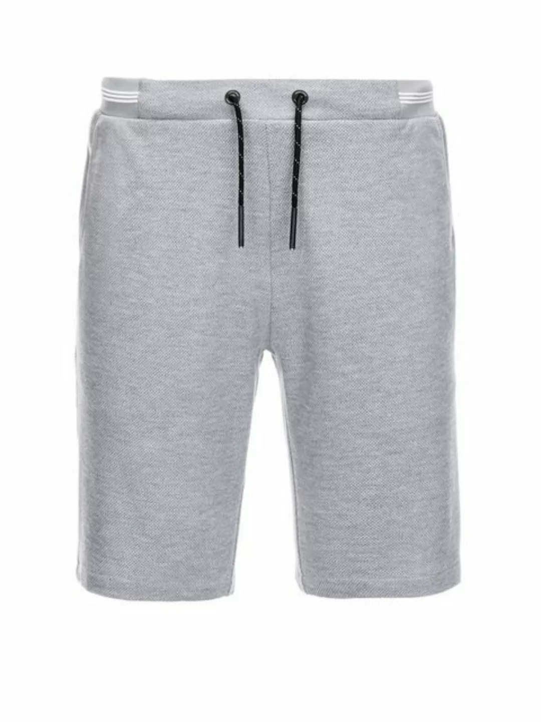 OMBRE Sweatshorts Herrenstrickshorts mit dekorativem Gummibund günstig online kaufen