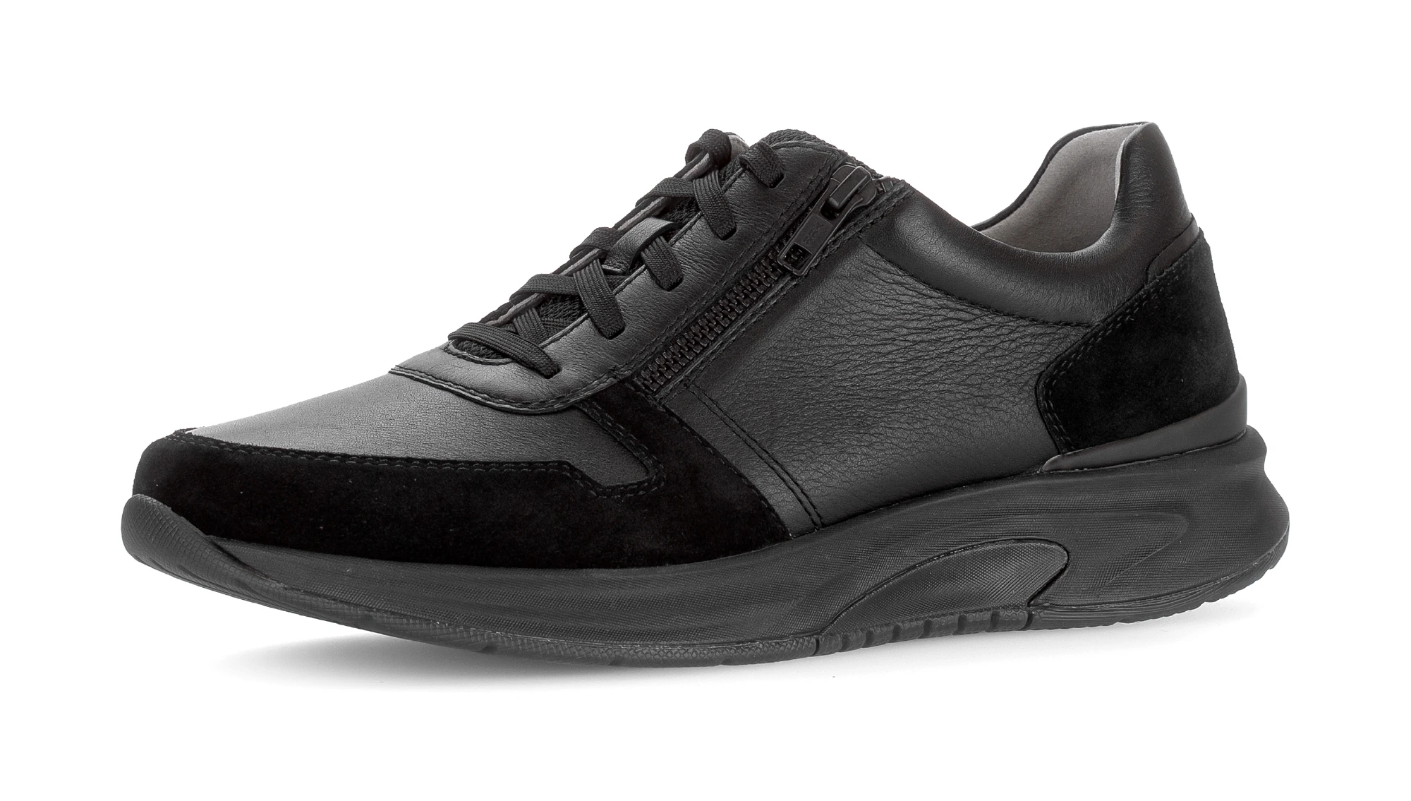 Gabor Rollingsoft Sneaker, Komfortschuh, Schnürschuh, Halbschuh im Material günstig online kaufen