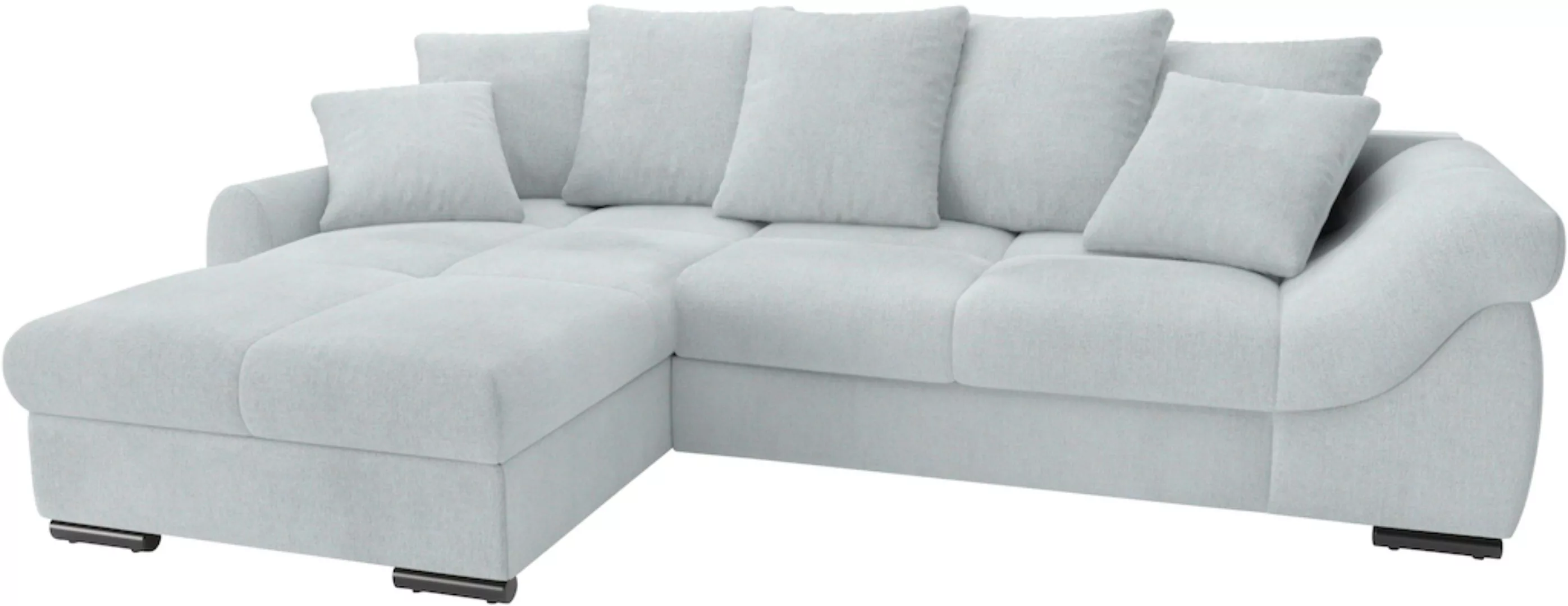 Mr. Couch Ecksofa "Livorno L-Form", inkl. Hochschläfer-Bettauszug, XL-Bettk günstig online kaufen