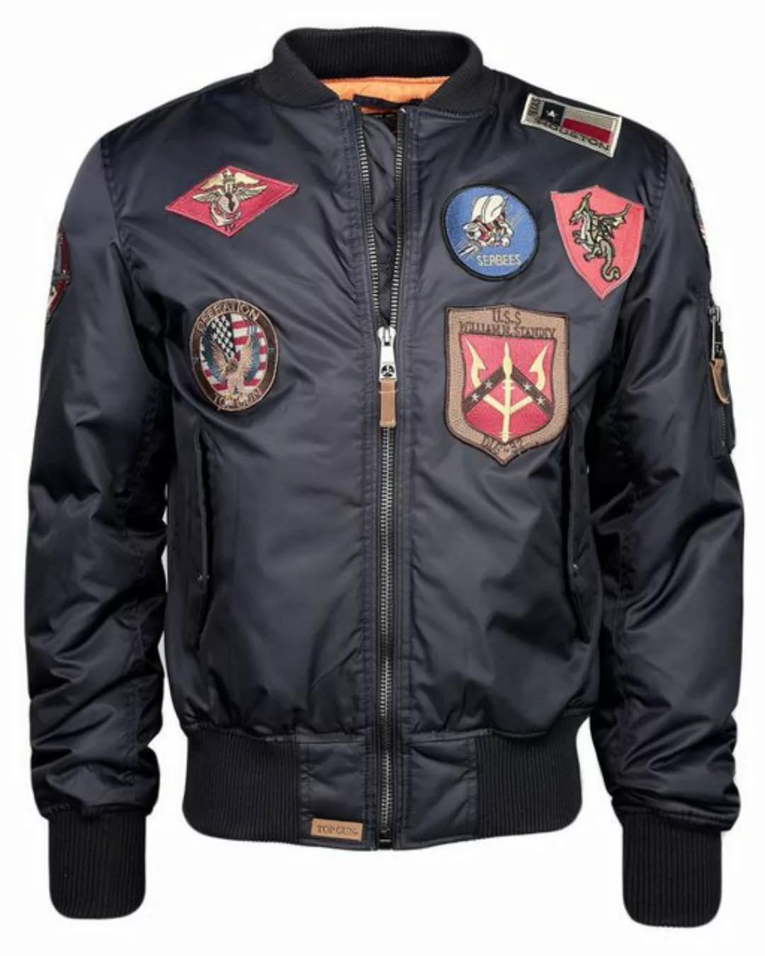 TOP GUN Bomberjacke 310-TG2019-1053 Patches günstig online kaufen