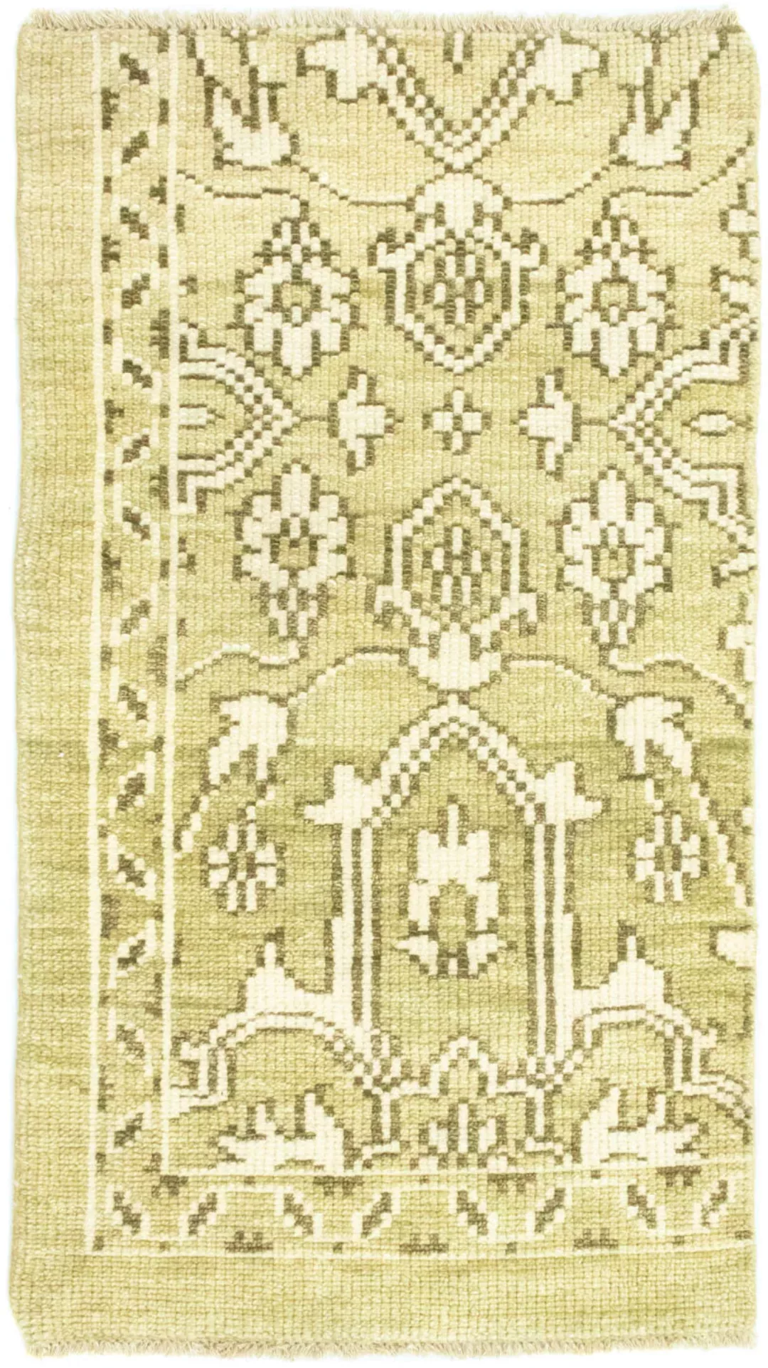 morgenland Wollteppich »Designer Teppich handgeknüpft beige«, rechteckig günstig online kaufen