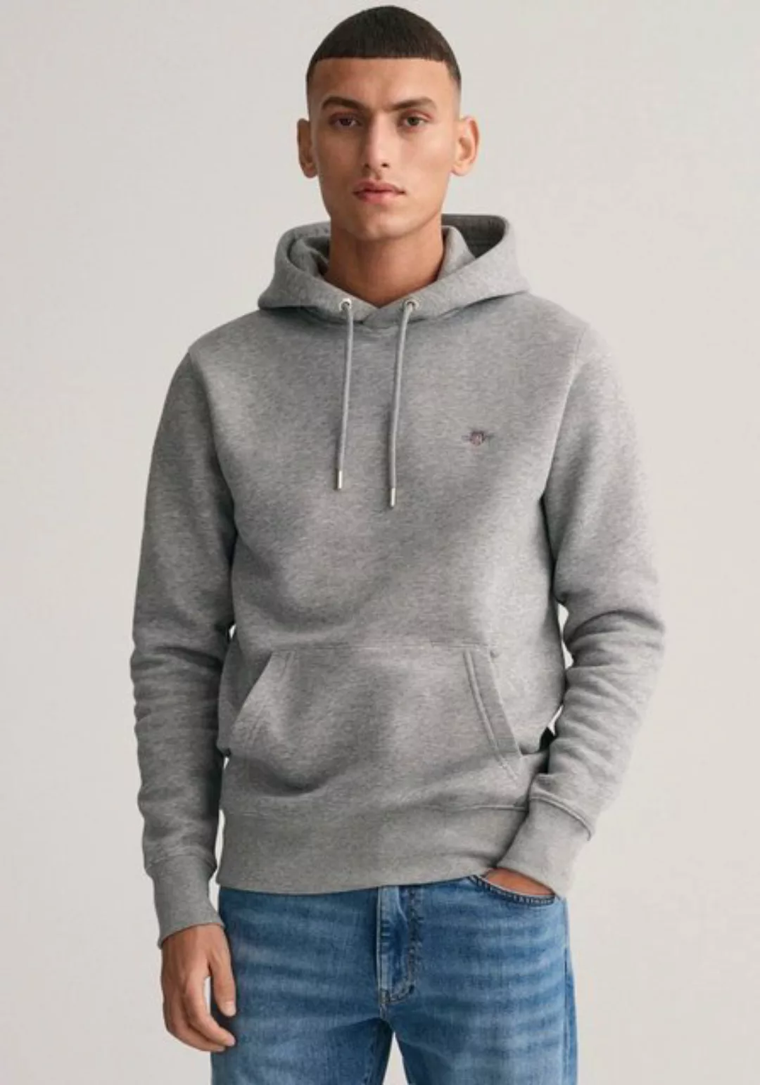 Gant Hoodie REG SHIELD HOODIE mit Logostickerei auf der Brust günstig online kaufen