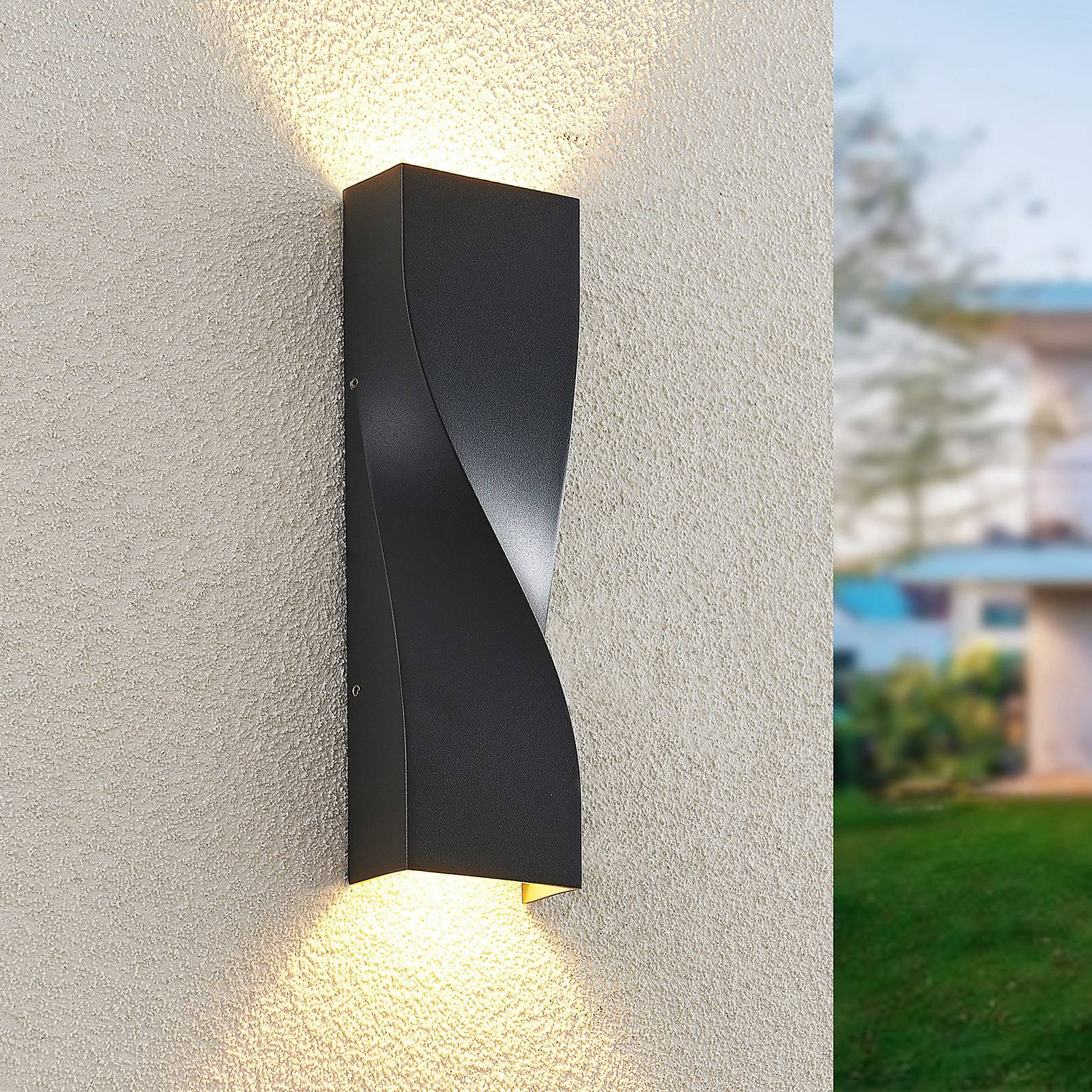 Lucande Tibelya LED-Außenwandleuchte günstig online kaufen