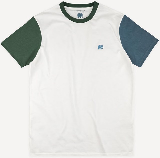 Trendsplant T-Shirt Organic Color Block T-Shirt Natural günstig online kaufen