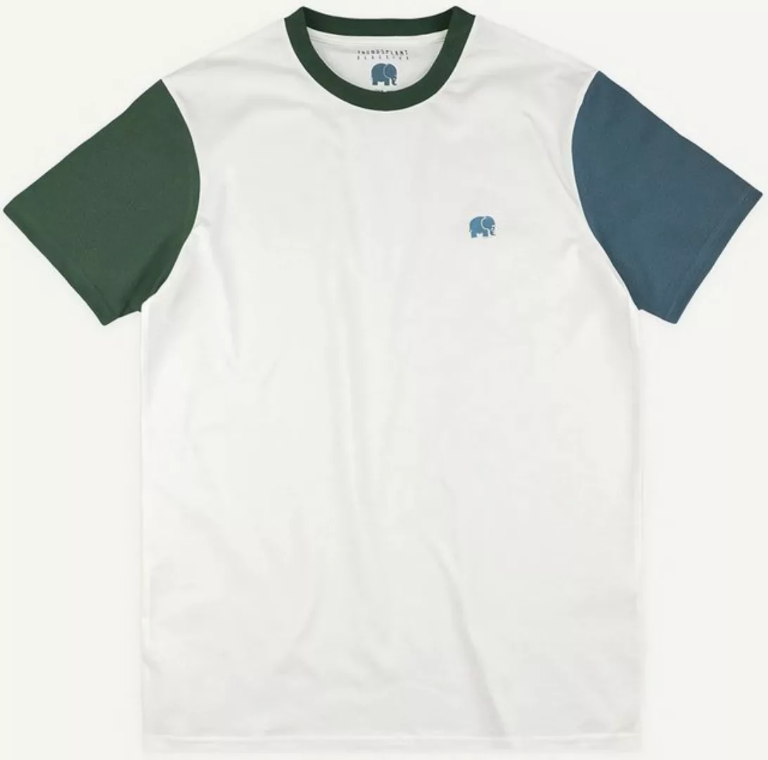 Trendsplant T-Shirt Organic Color Block T-Shirt Natural günstig online kaufen