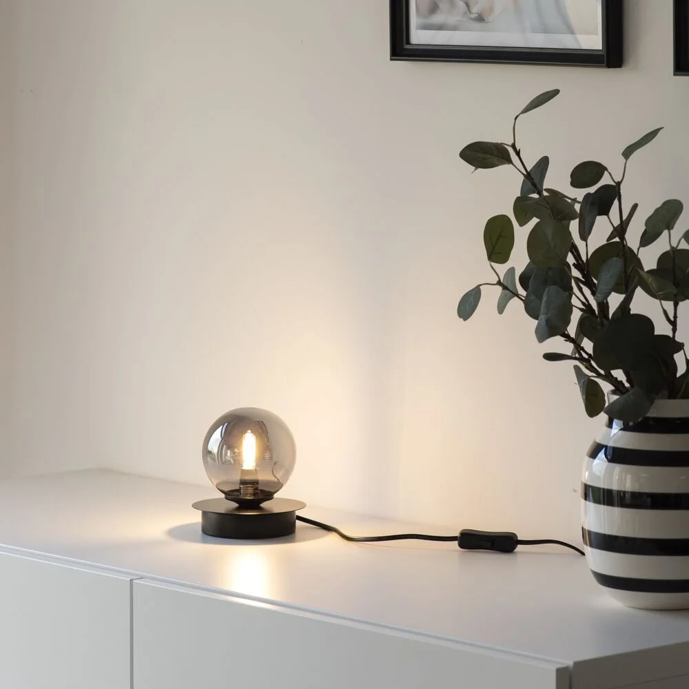 LED Tischleuchte Widow in Schwarz 3W 300lm G9 1-flammig günstig online kaufen