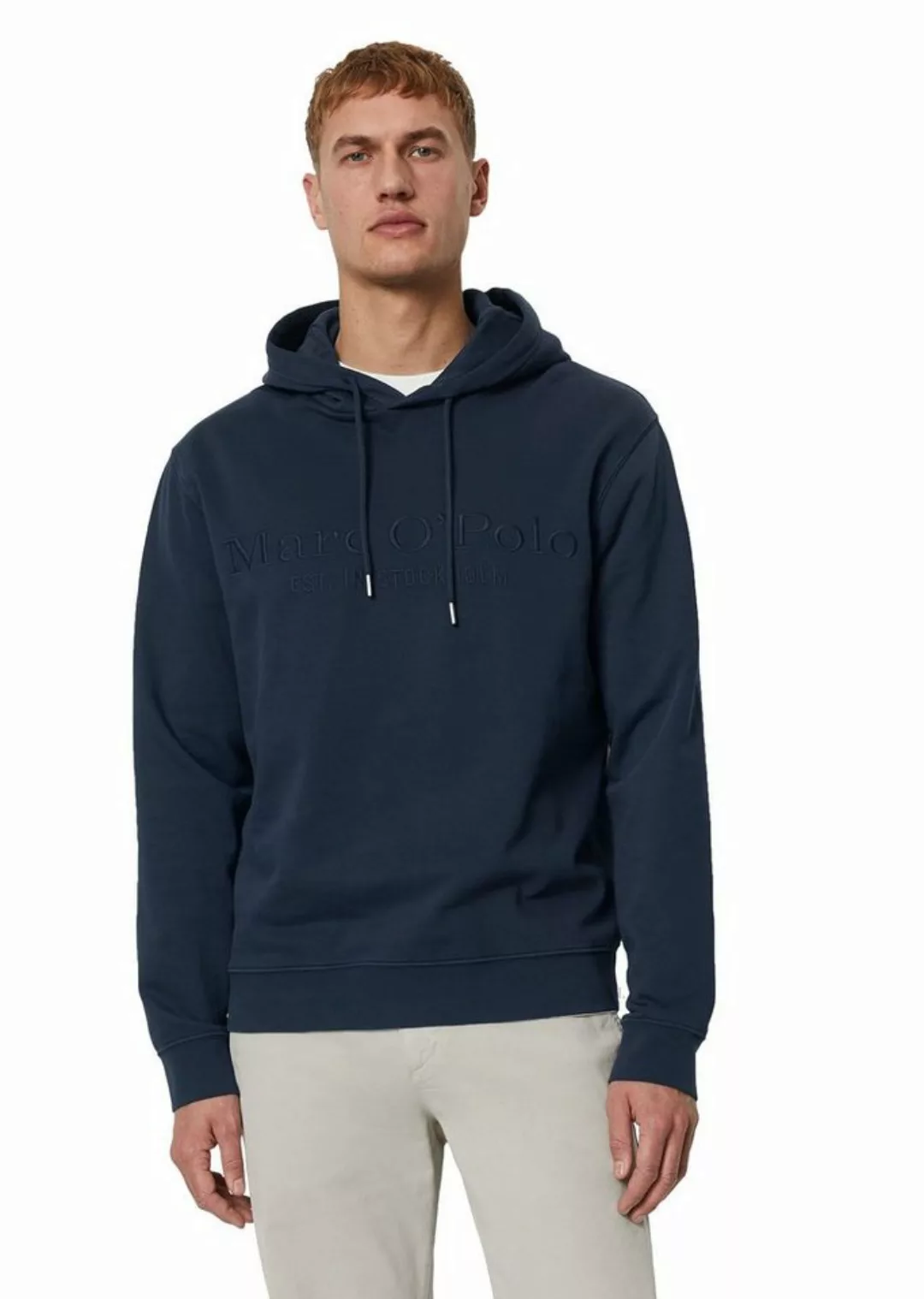 Marc O'Polo Hoodie mit Ton-in-Ton Stickerei günstig online kaufen