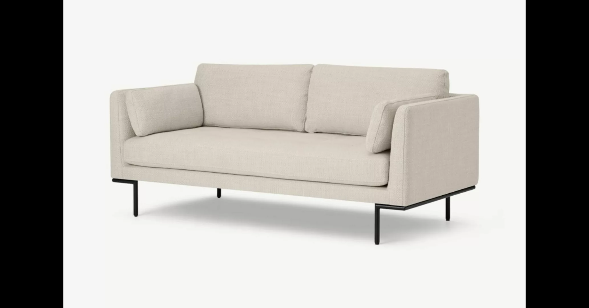 Harlow grosses 2-Sitzer Sofa, Haferbeige - MADE.com günstig online kaufen