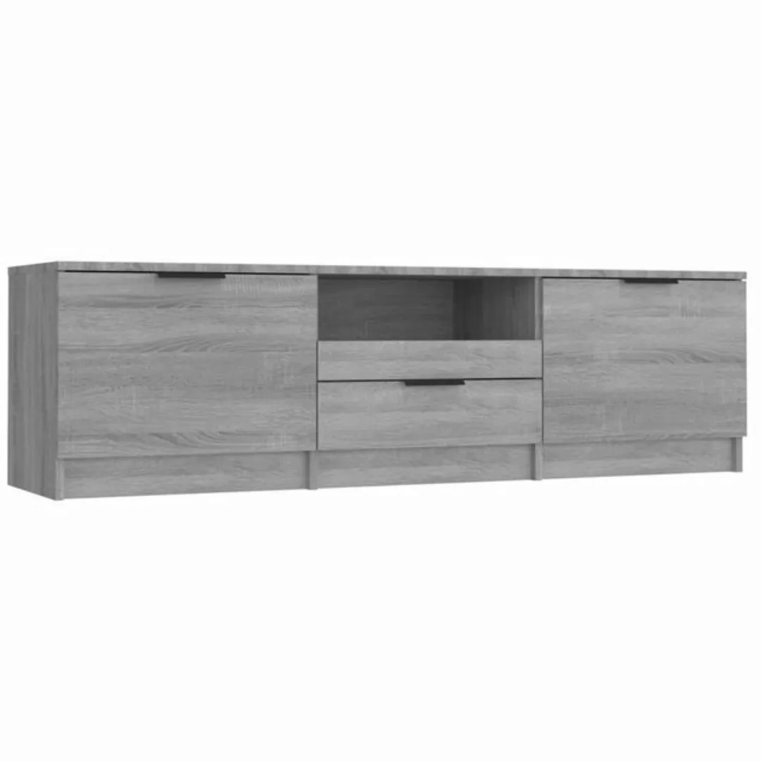 furnicato TV-Schrank Grau Sonoma 140x35x40 cm Holzwerkstoff günstig online kaufen