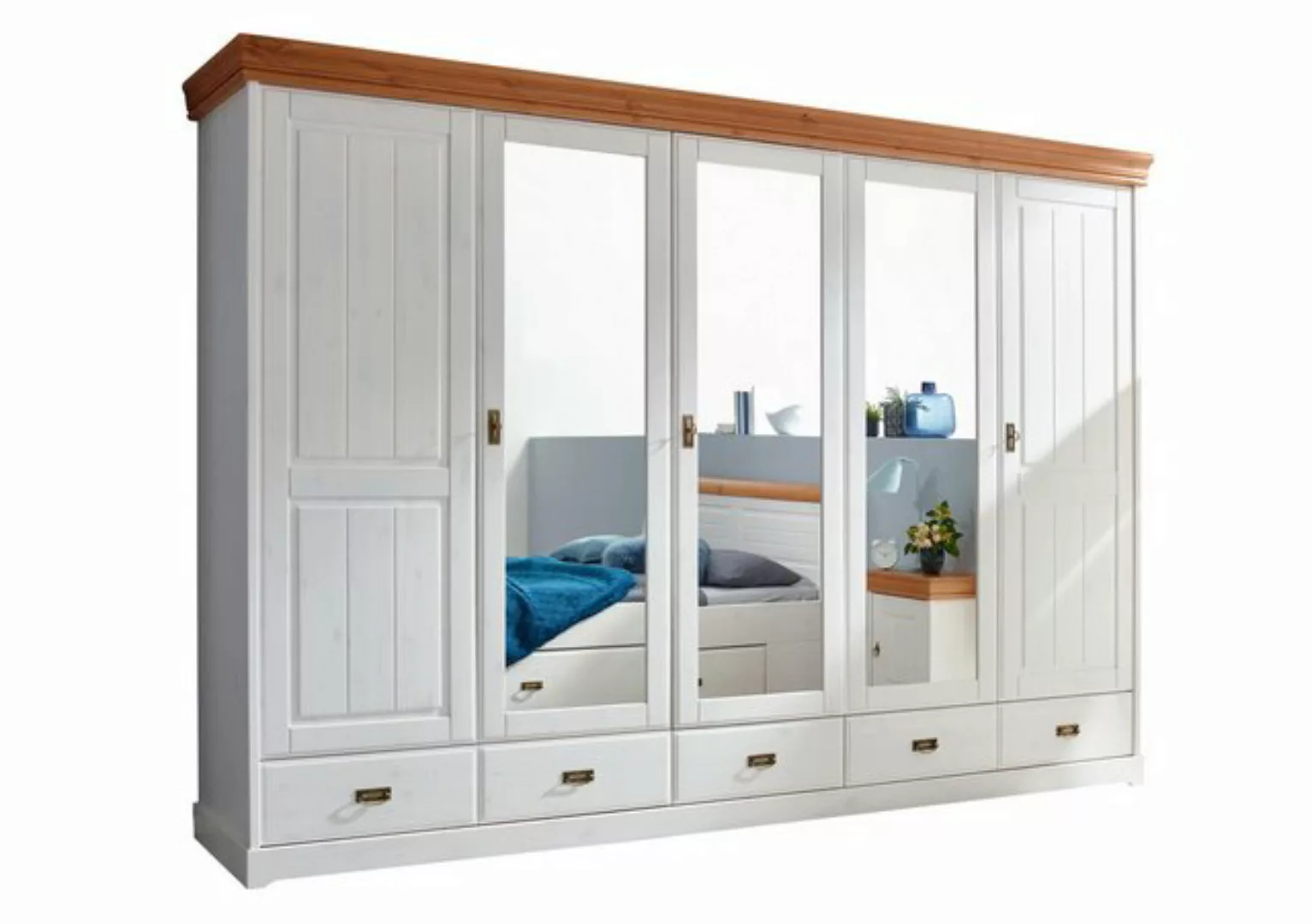 G+K Möbelvertriebs GmbH Kleiderschrank 315 x 217 x 62 cm (B/H/T) günstig online kaufen