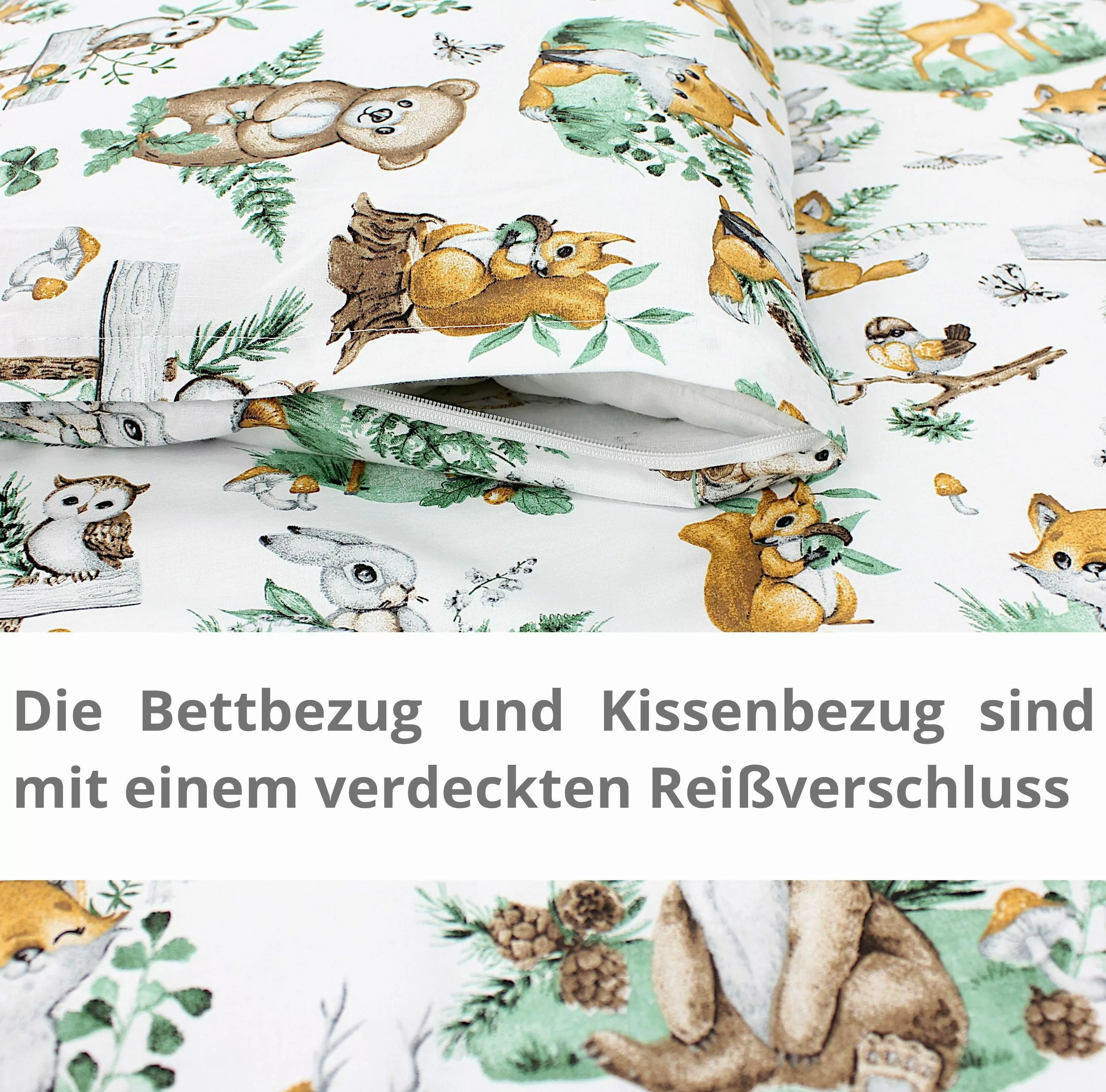 TupTam Babybettwäsche Baby Wiegenset 4-teilig Bettwäsche-Set: günstig online kaufen