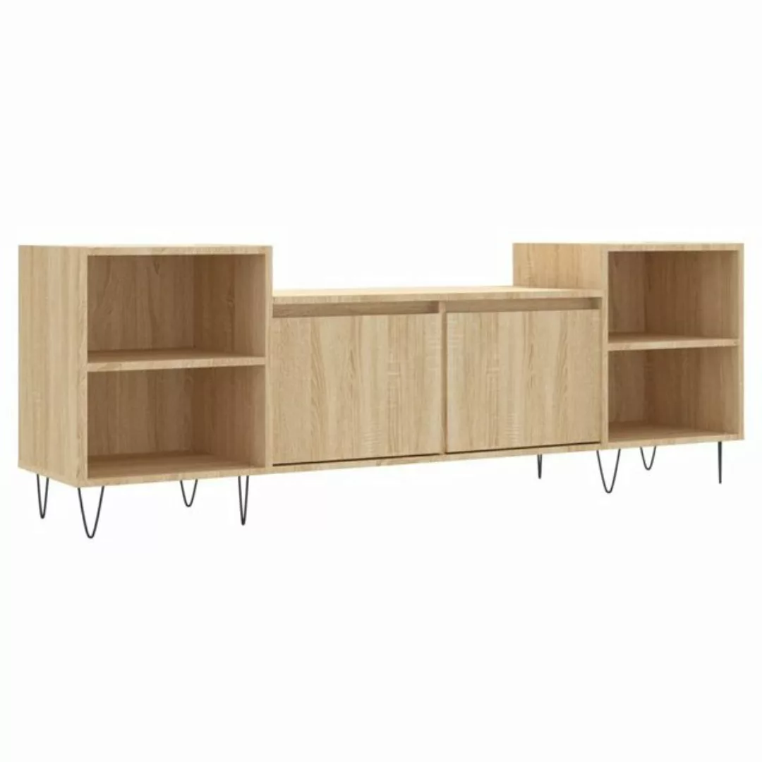 vidaXL TV-Schrank TV-Schrank Sonoma-Eiche 160x35x55 cm Holzwerkstoff TV-Low günstig online kaufen