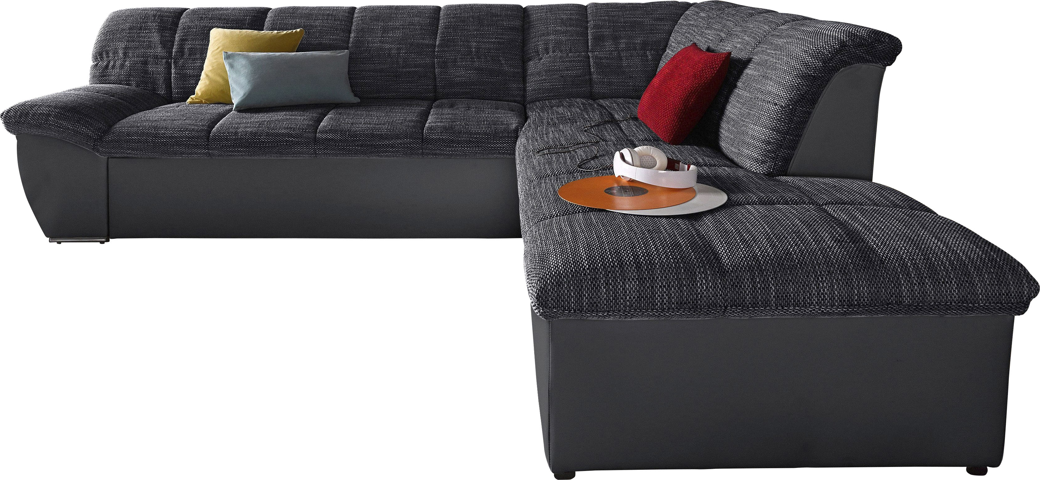 DOMO collection Ecksofa "Splash, aktuelle Sitz- und Rückensteppung, Materia günstig online kaufen