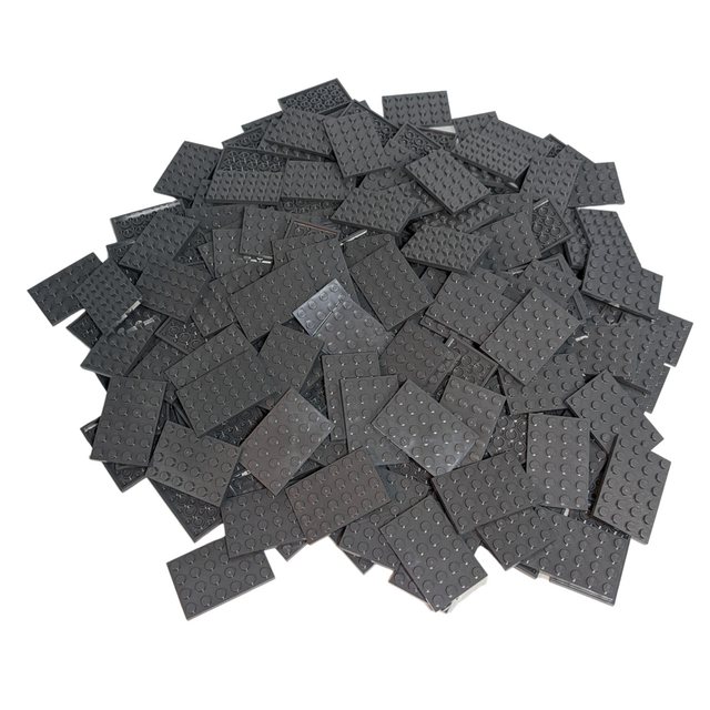 LEGO® Spielbausteine LEGO® 4x6 Platten Bauplatten Dunkelgrau - 3031 NEU! Me günstig online kaufen
