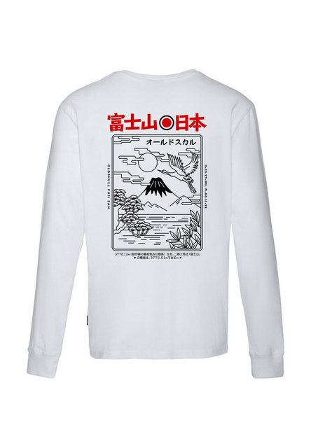 Oldskull Langarmshirt Asian Futeesan Logo Graphic günstig online kaufen