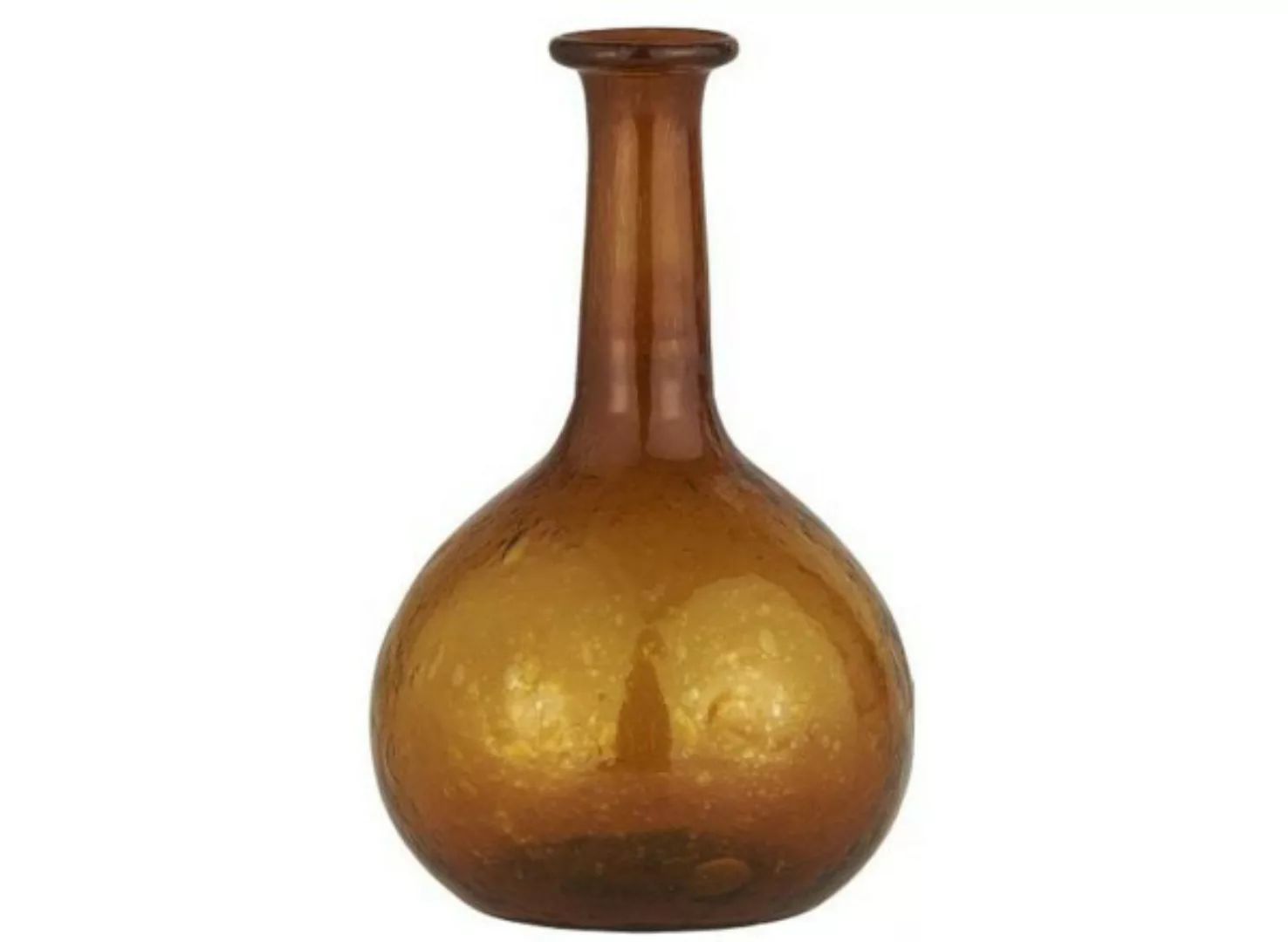 Vase langer Hals UNIKA Braun günstig online kaufen