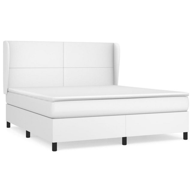 vidaXL Boxspringbett Bett Boxspringbett mit Matratze & Topper Kunstleder ve günstig online kaufen