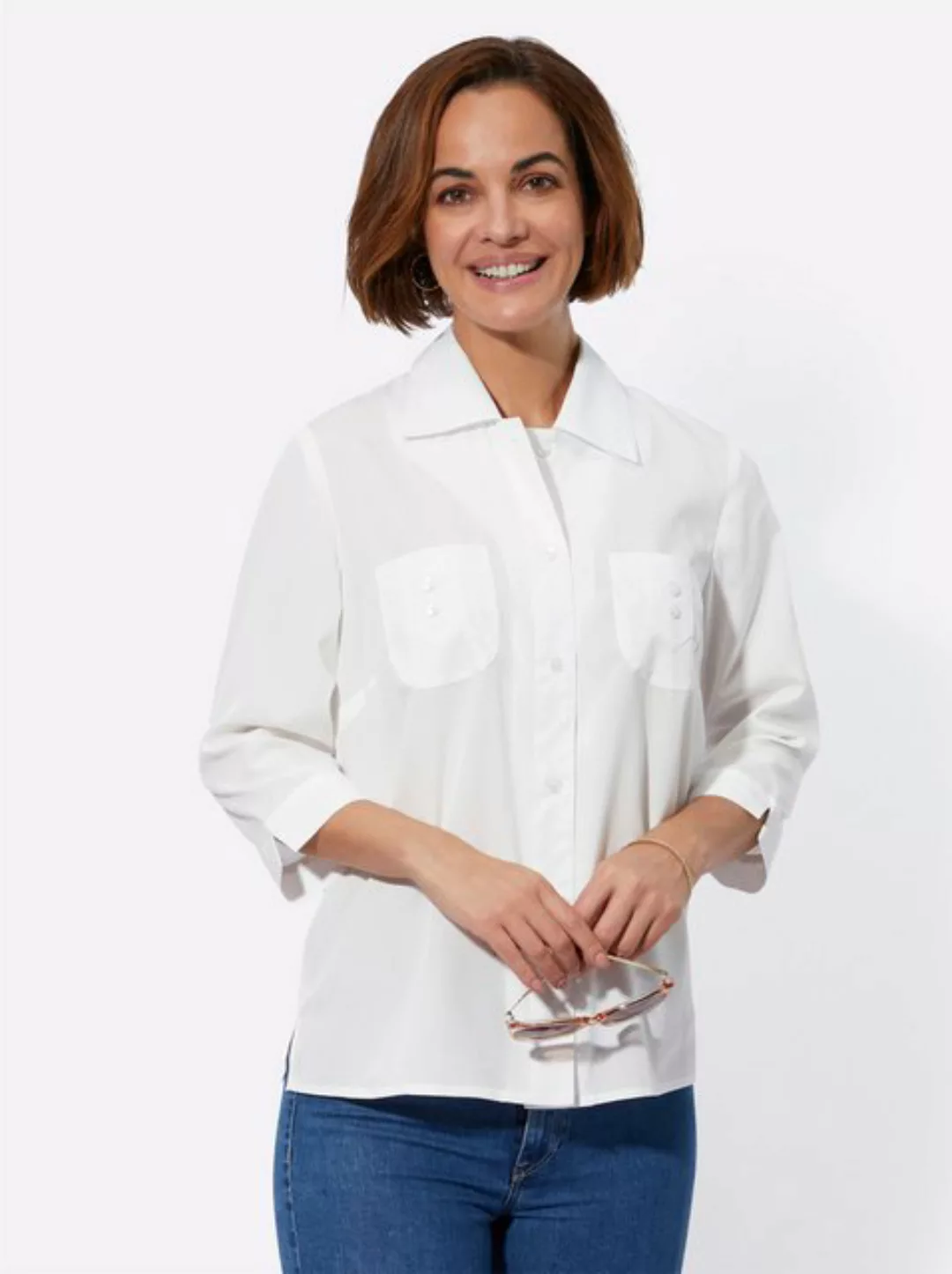 Witt Klassische Bluse Crêpebluse günstig online kaufen