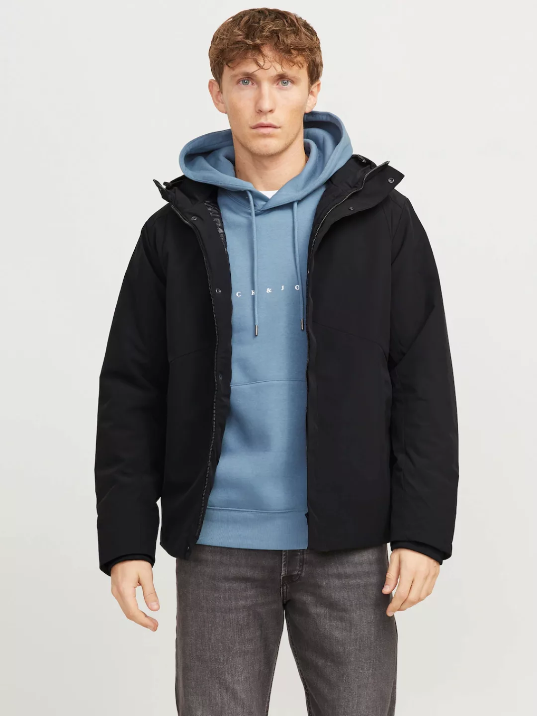 Jack & Jones Kurzjacke "JJEKEEN JACKET SN", mit Kapuze günstig online kaufen