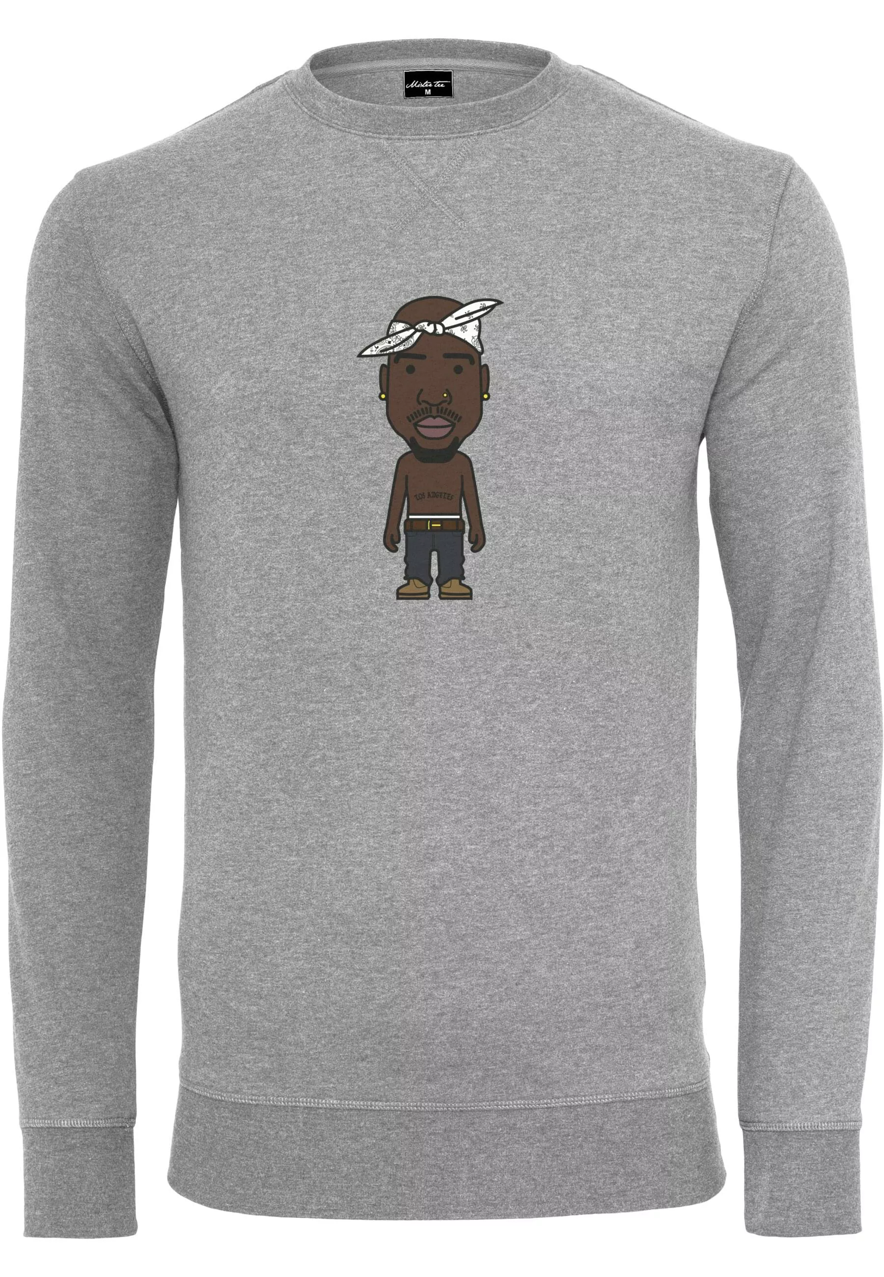 MisterTee Rundhalspullover "MisterTee Herren LA Sketch Crewneck" günstig online kaufen