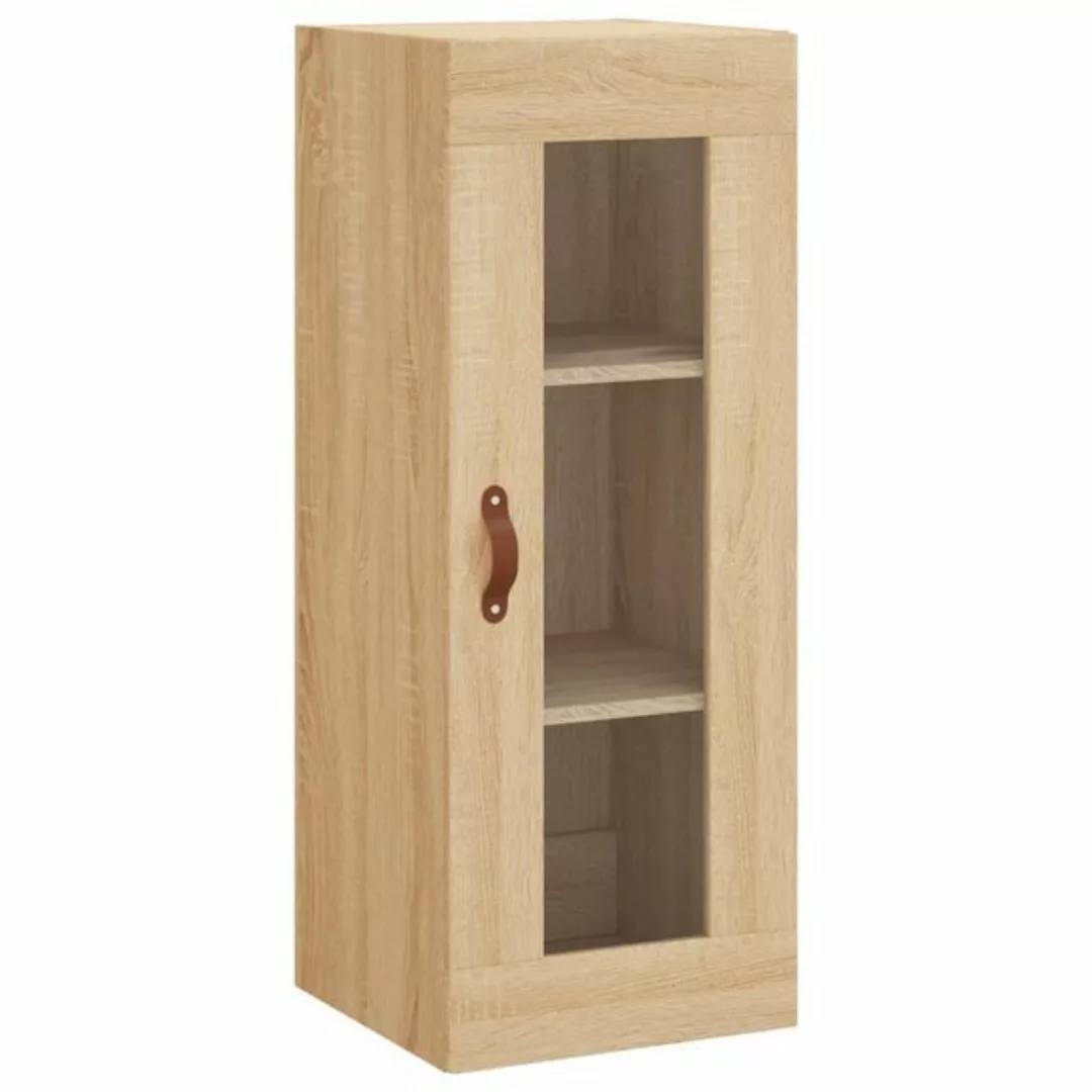 vidaXL Hängeschrank Hängeschrank Wandschrank Sonoma-Eiche 34,5x34x90 cm Gla günstig online kaufen