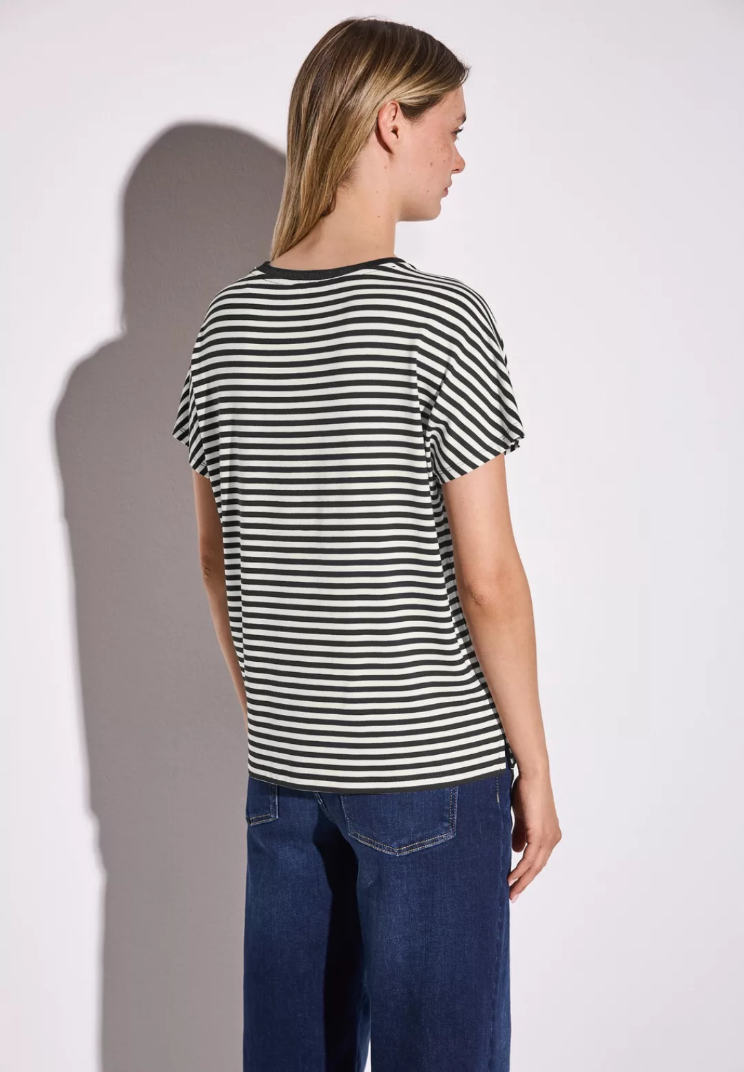 STREET ONE T-Shirt, aus strecthigem Viskosematerial günstig online kaufen