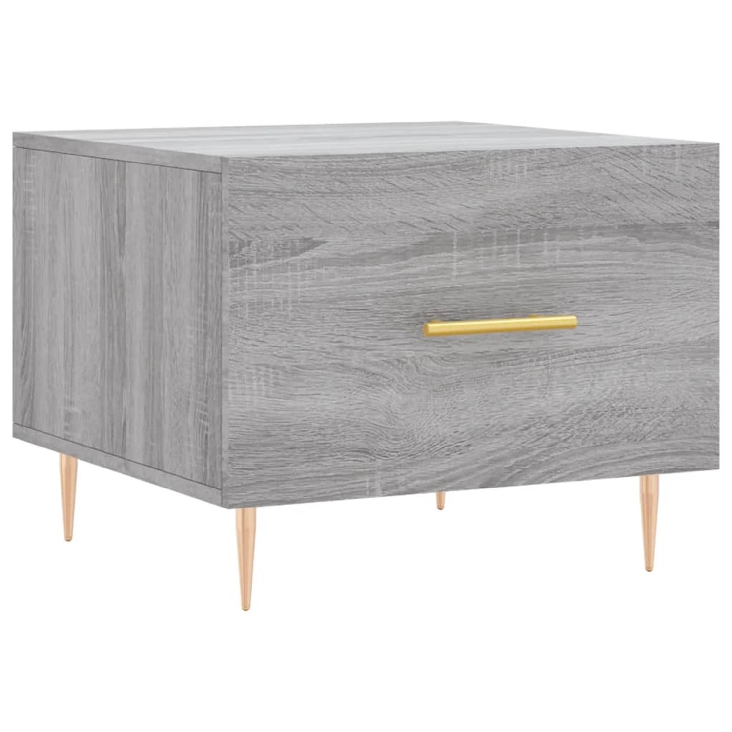 vidaXL Couchtisch Grau Sonoma 50x50x40 cm Holzwerkstoff Modell 8 günstig online kaufen