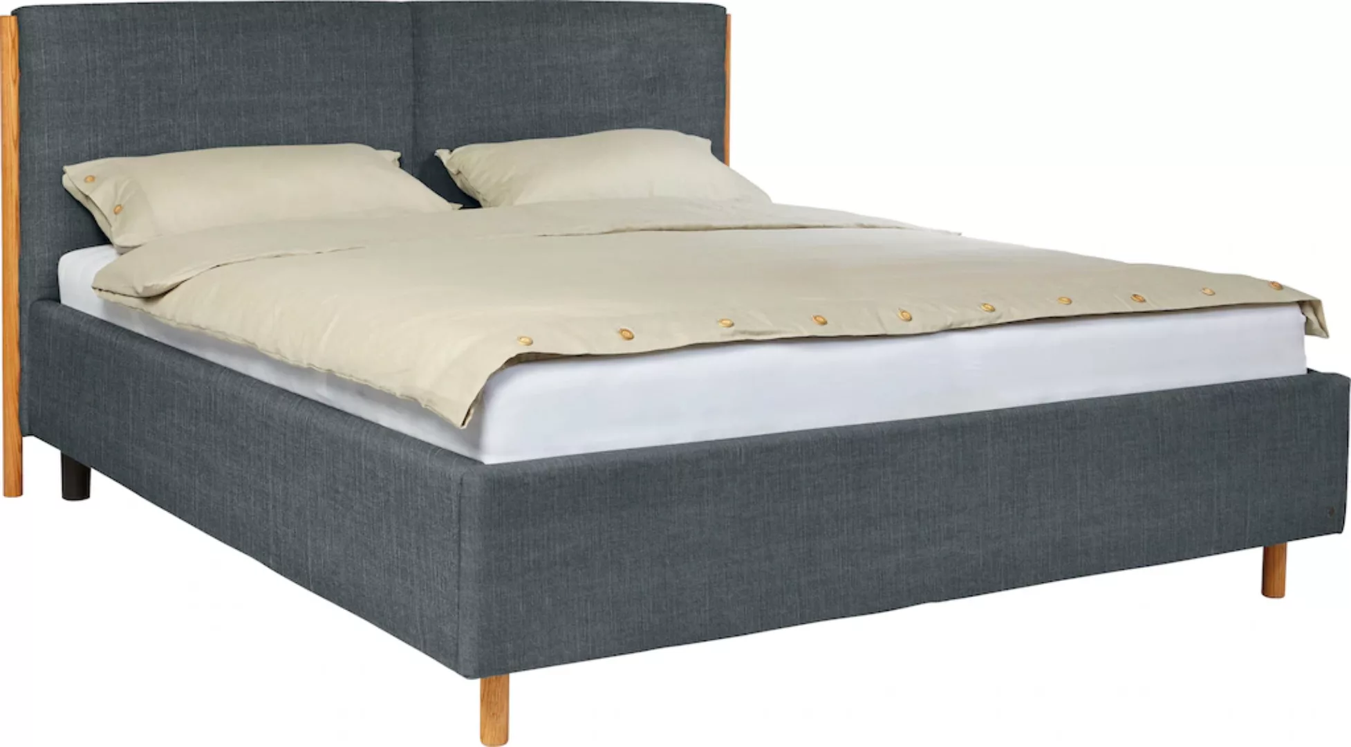 TOM TAILOR HOME Polsterbett CALIFORNIA BED, mit seitlichen Holzakzenten am günstig online kaufen