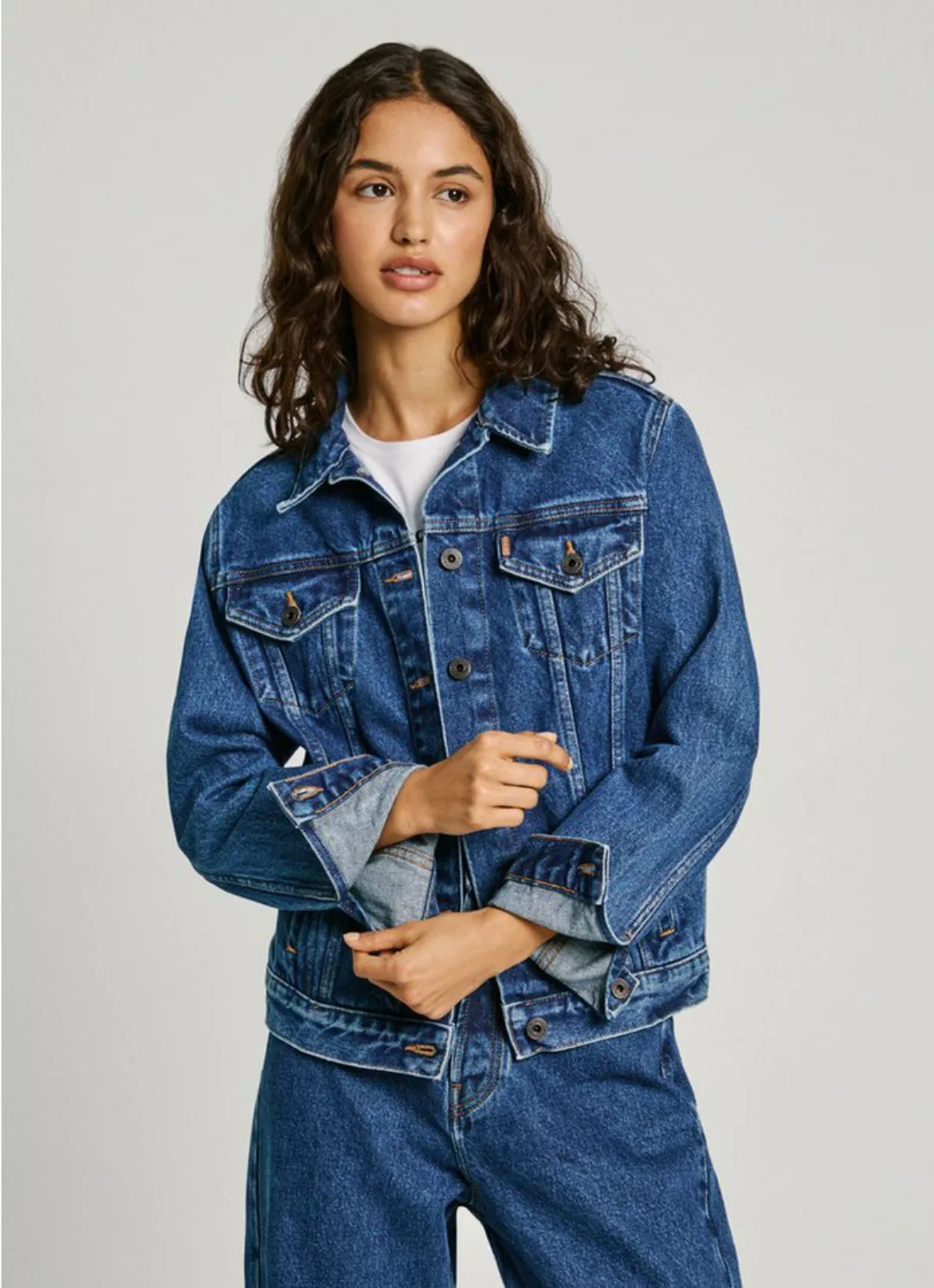 Pepe Jeans Jeansjacke REGULAR JACKET in authentischer Denim-Qualität günstig online kaufen