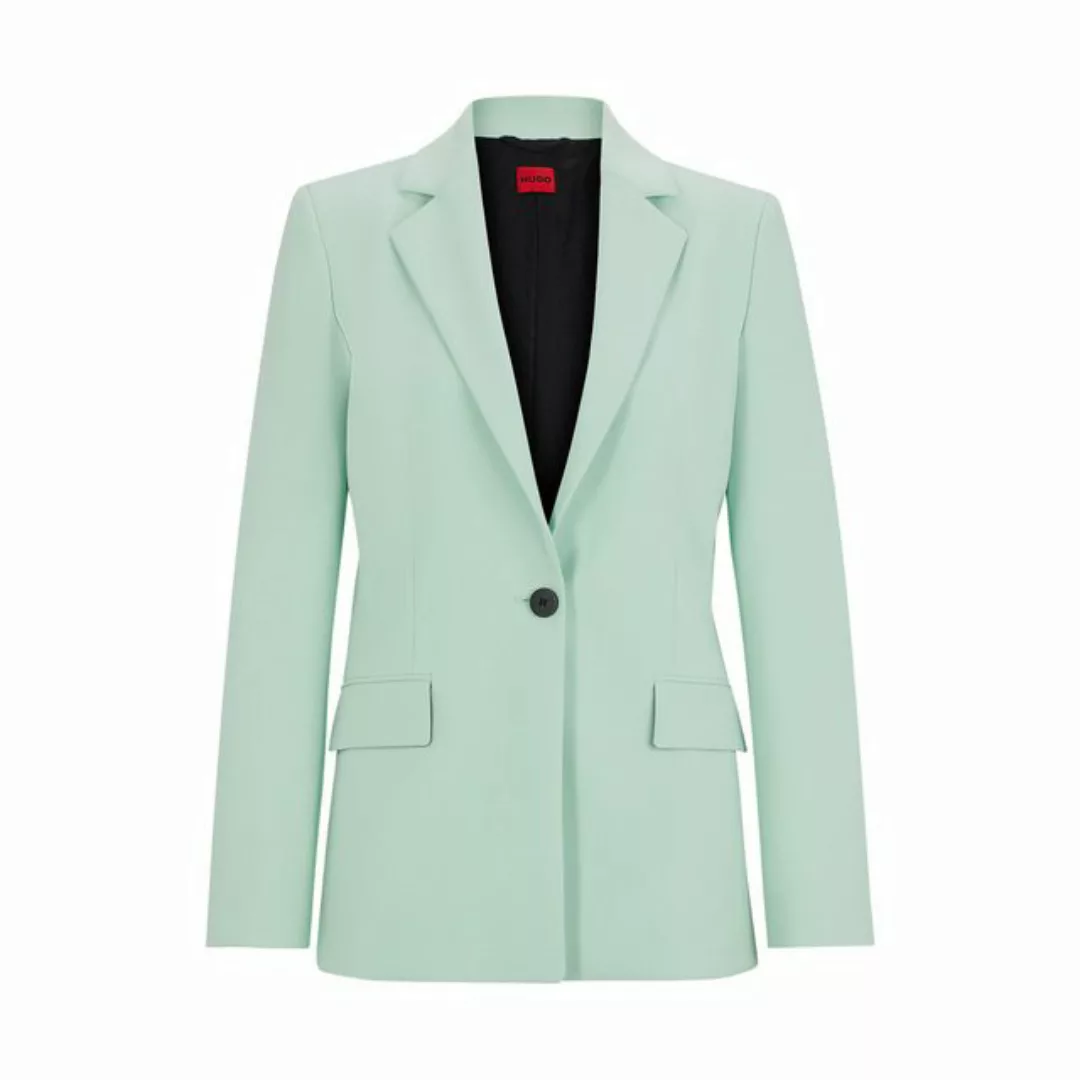 HUGO Blusenblazer Damen Blazer ATANA aus Stretchgewebe Regular Fit (1-tlg) günstig online kaufen